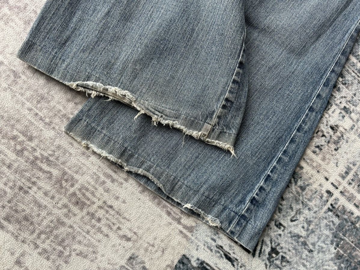 Japanese Brand The Diva Distressed Flared Jeans Size 34" / US 12 / IT 48 - 12 Thumbnail
