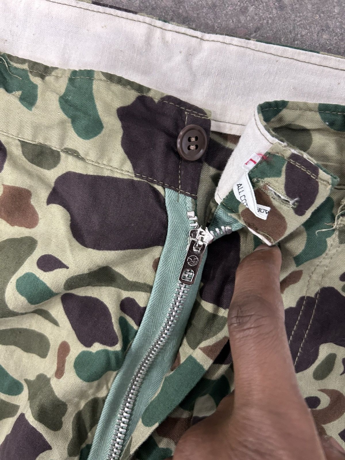 Vintage Vintage 80's Duck Camo Lightweight Military Pants Size US 36 / EU 52 - 6 Thumbnail