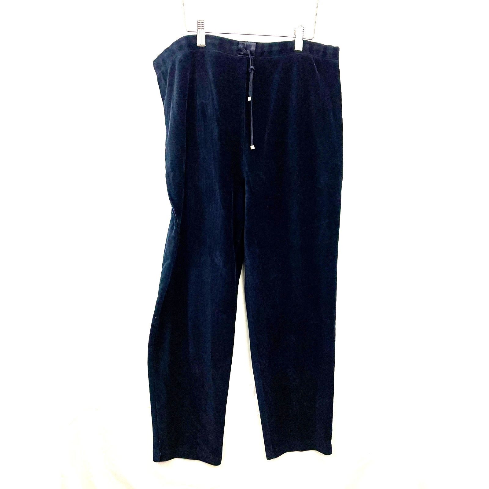 Liz Claiborne Liz Claiborne Navy Blue Tracksuit Corduroy Velour LARGE Size L / US 10 / IT 46 - 6 Thumbnail