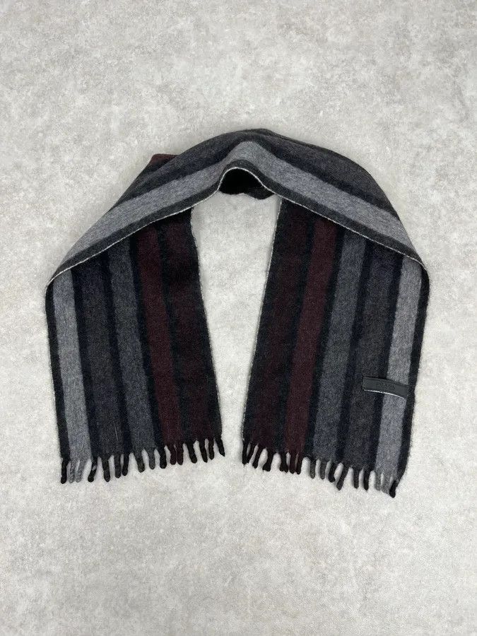 Prada 2000s Prada Wool Stripes Scarf Size ONE SIZE - 3 Thumbnail