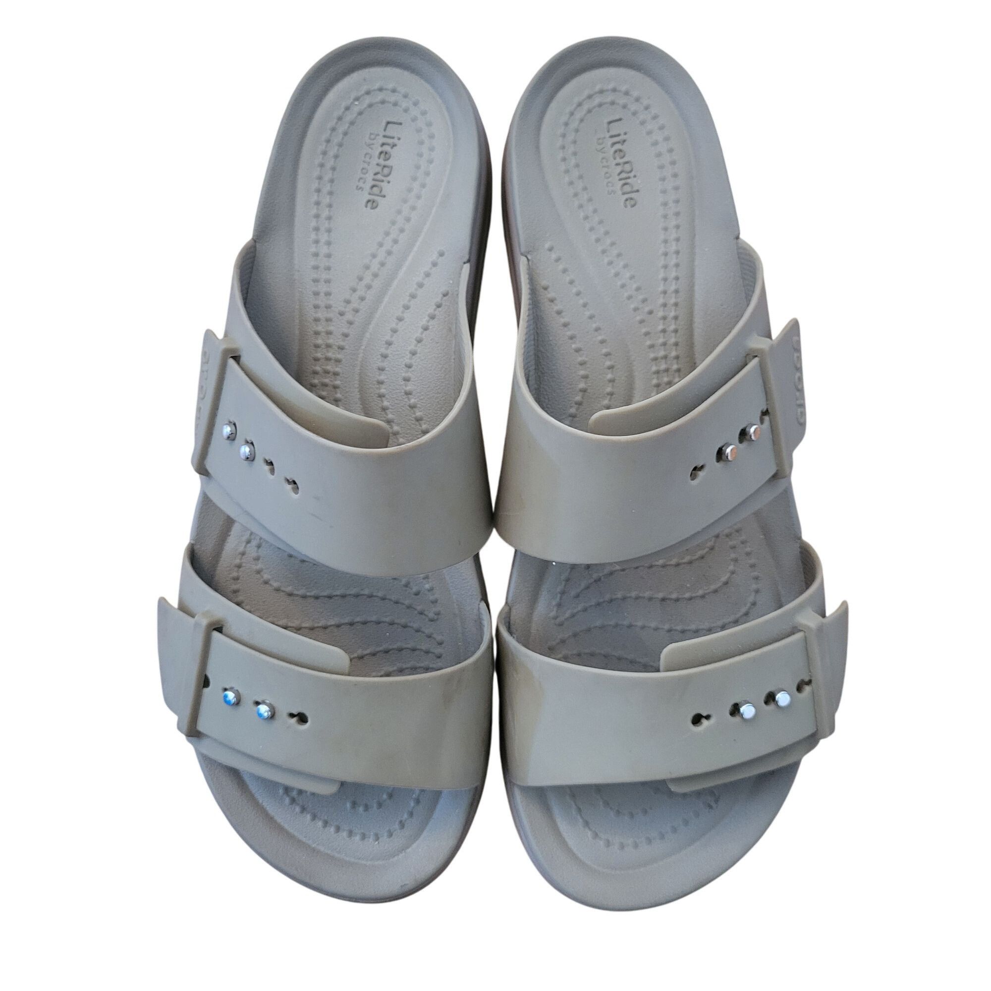 Crocs Crocs 9 Literide 360 Platform Wedge Sandals BROOKLYN Open To Size US 9 / IT 39 - 8 Thumbnail