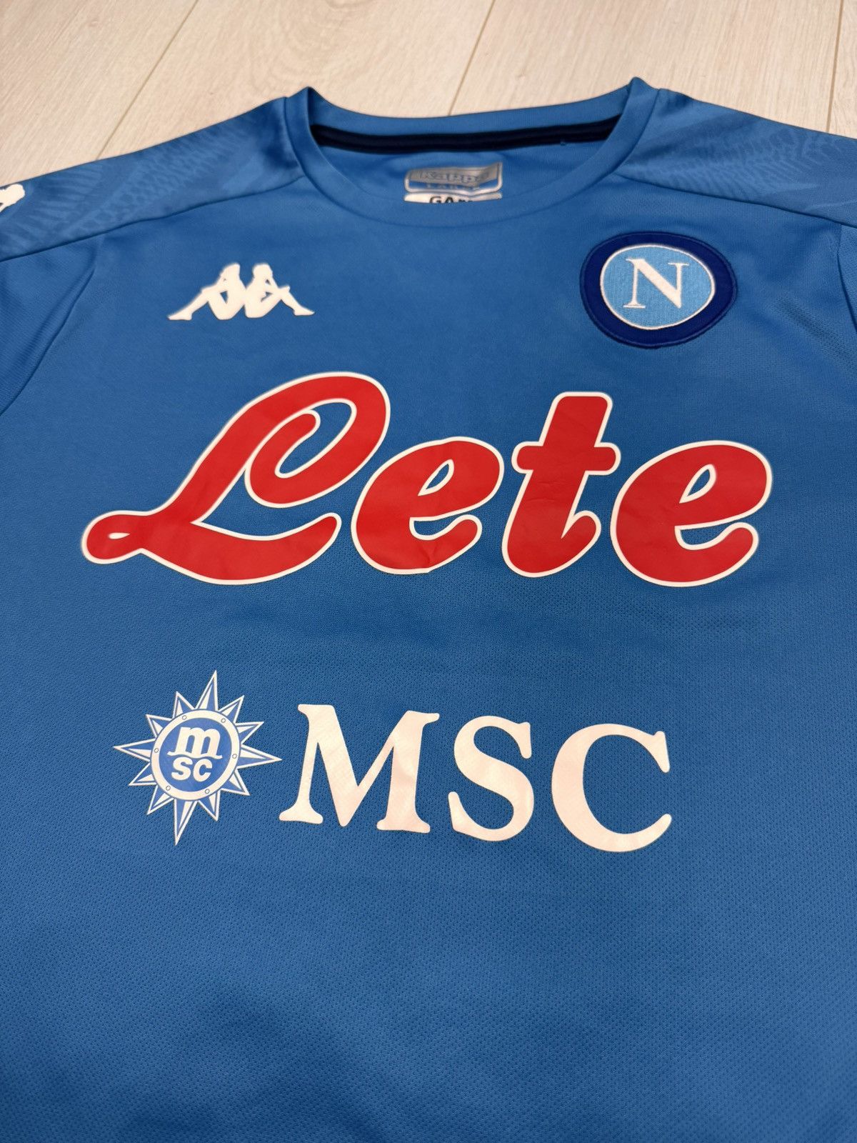Kappa Kappa SSC Napoli 20/21 Soccer Jersey Size US L / EU 52-54 / 3 - 2 Thumbnail