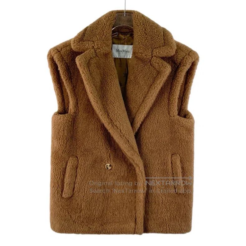 Max Mara Max Mara Dark Brown Teddy Camel Hair Reversible Double Bre Size M / US 6-8 / IT 42-44 - 1 Thumbnail