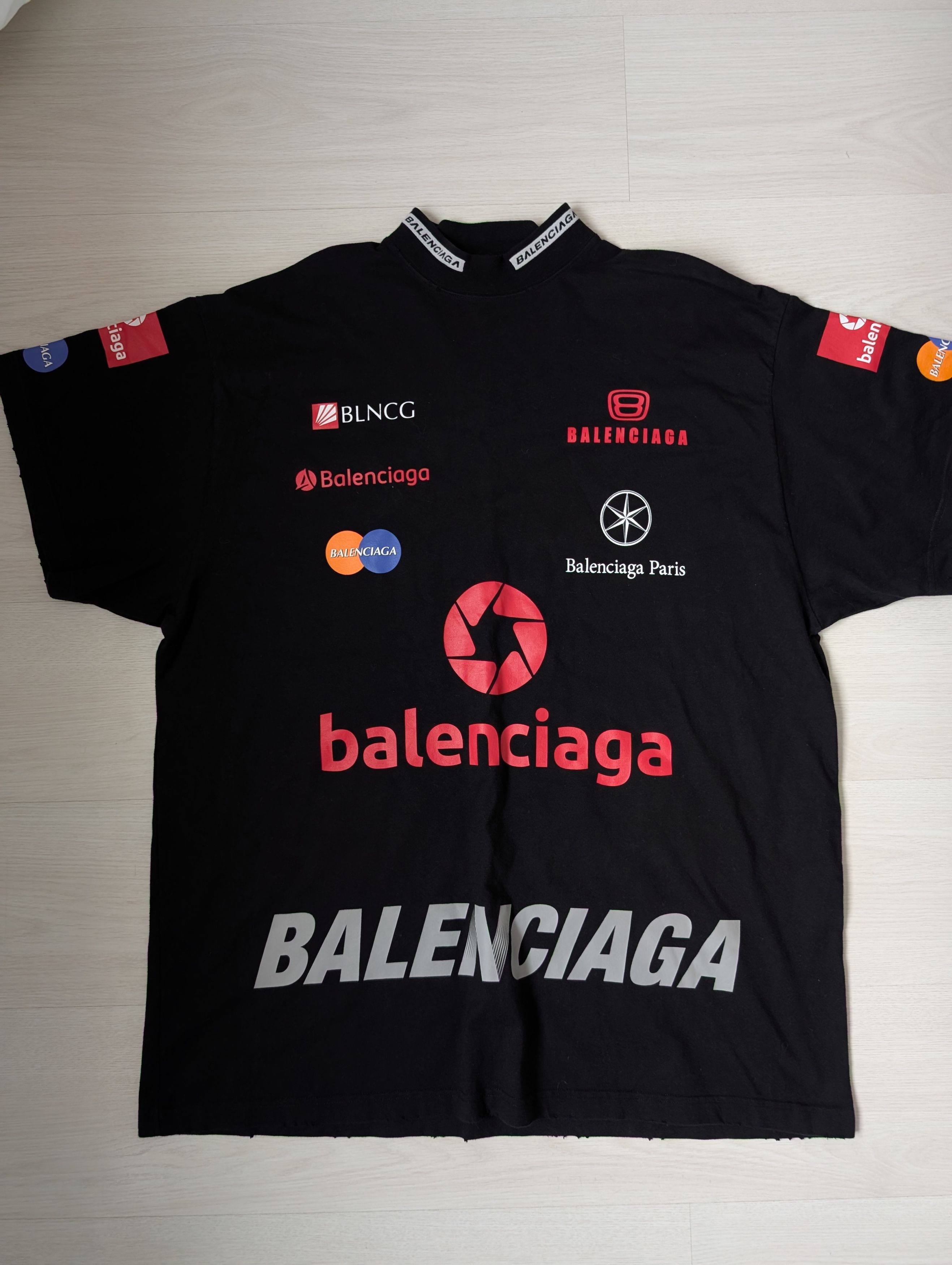 Balenciaga balenciaga multi logo t-shirt Size US L / EU 52-54 / 3 - 1 Thumbnail