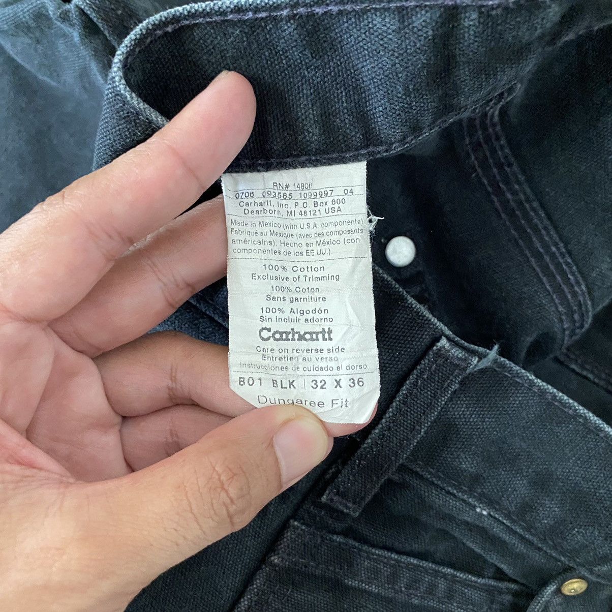 Carhartt Vintage Carhartt Double Knee Splatter Carpenter Work Pants Size US 31 - 21 Thumbnail