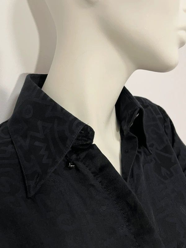 Versus Versace Versus Versace silk black shirt vintage Size XL / US 12-14 / IT 48-50 - 9 Thumbnail