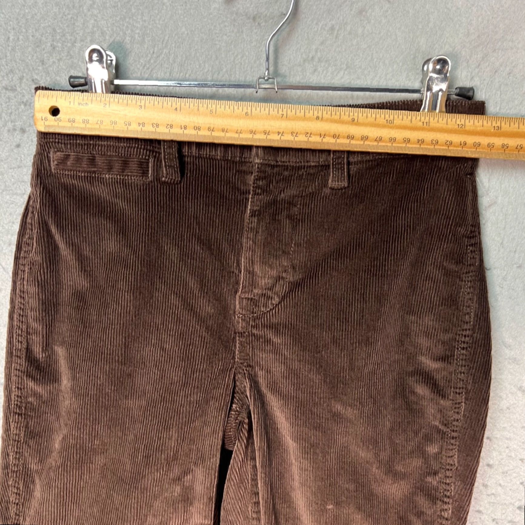 Madewell Madewell Pants Corduroy Flared 24 Petite Brown The Perfect Vintage Flare Jeans Corduroy Pants Womens 24P Boyfriend? Size 42" / US 20 - 6 Thumbnail