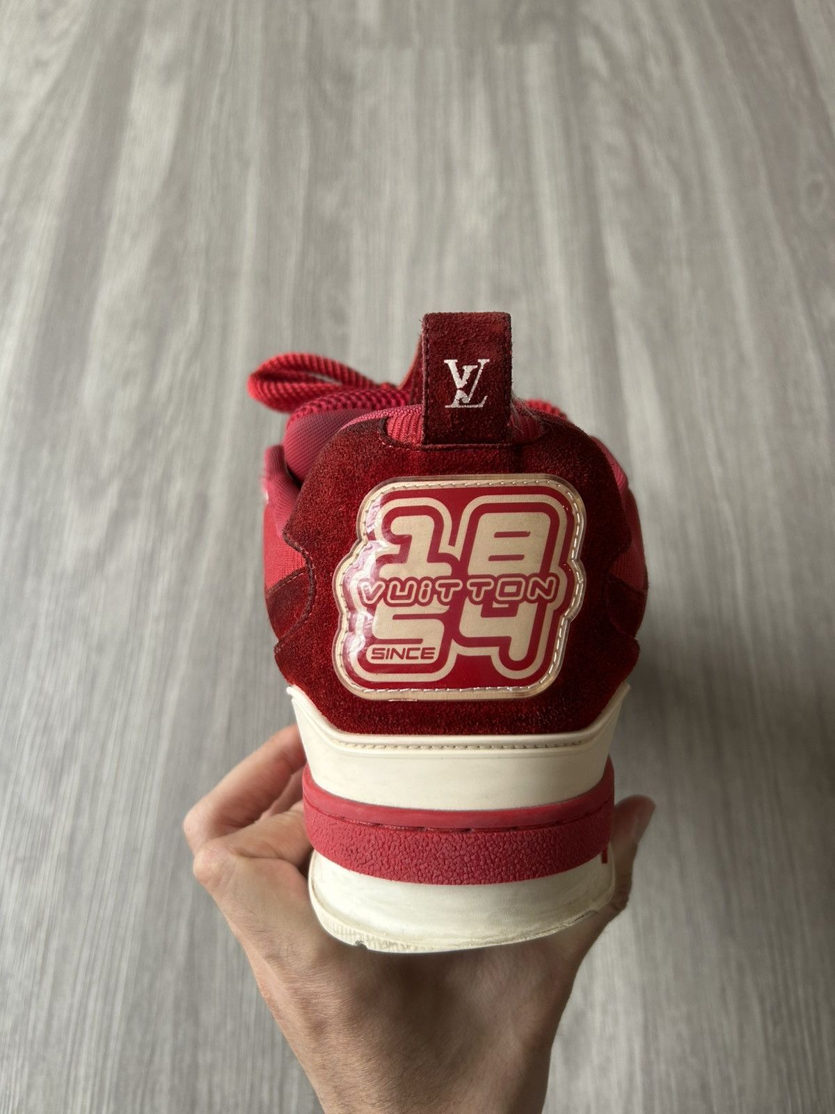 Louis Vuitton Louis Vuitton LV Skate Sneaker Red White Size 9.5 Size US 9.5 / EU 42-43 - 10 Thumbnail