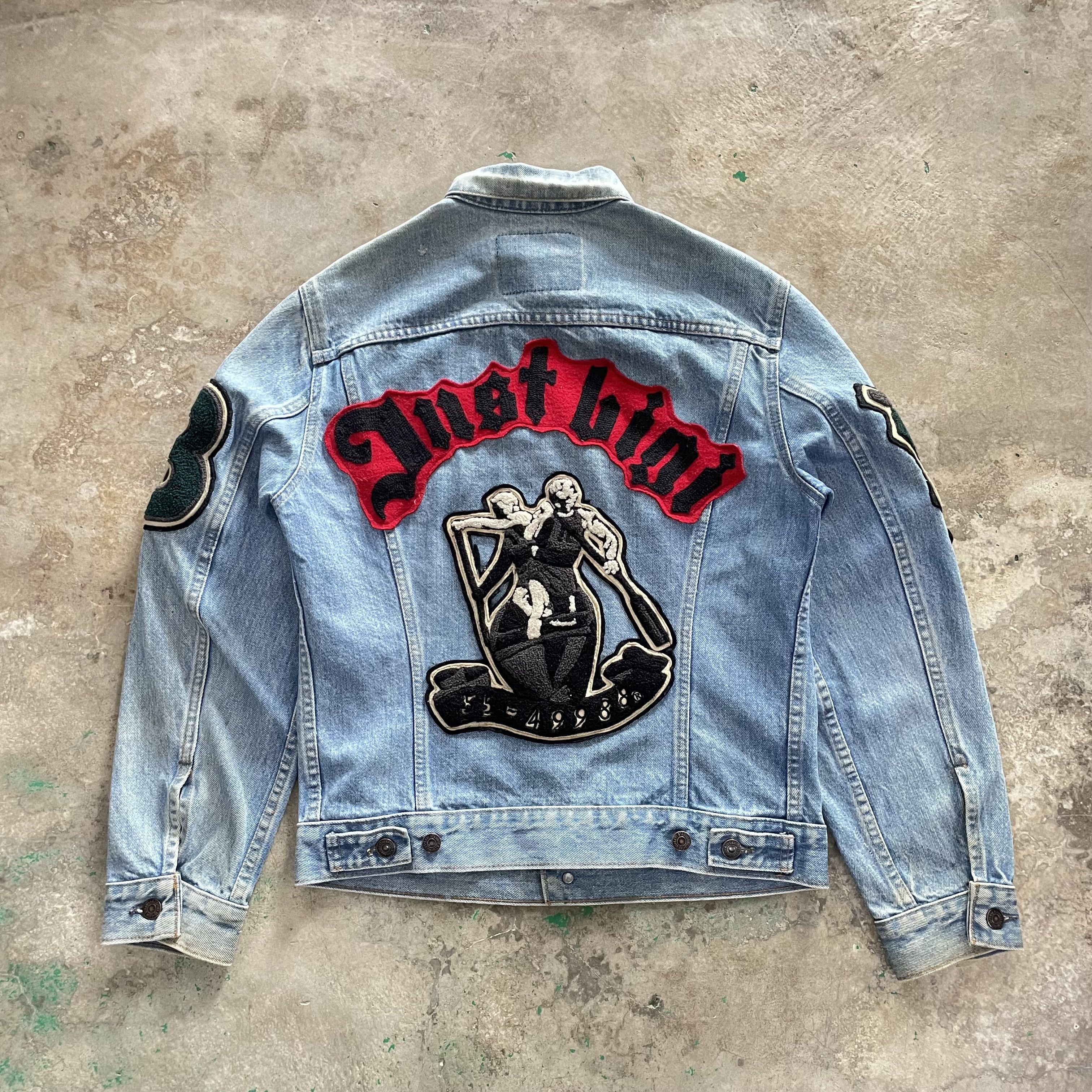 1 Of 1 × Levi's Vintage Clothing × Vintage 1 of 1 Vintage 90s Levis Denim Jacket Patchwork, 80s Patch | Grailed 1 Of 1 × Levi's Vintage Clothing × Vintage 1 of 1 Vintage 90s Levis Denim Jacket Patchwork, 80s Patch | Grailed