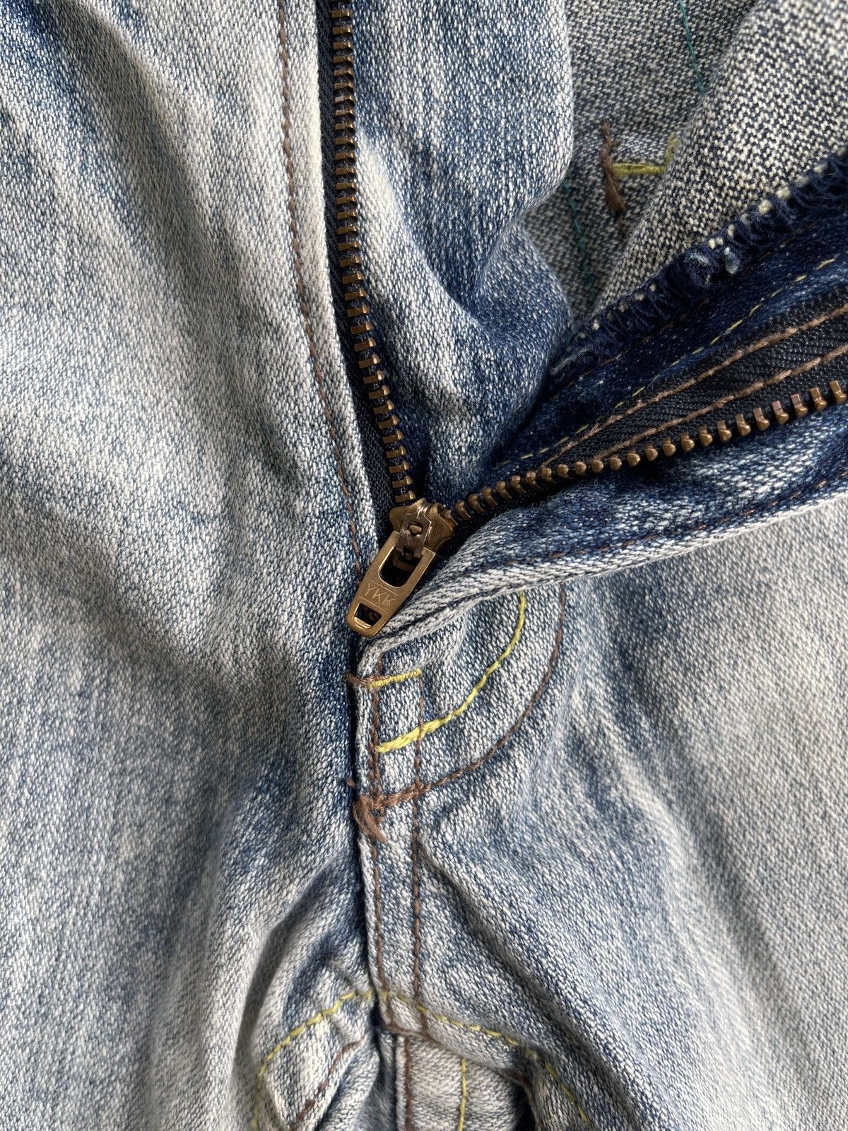 Japanese Brand Japanese Crazy Flare Ripped Distressed LGB Style Denim Size US 34 / EU 50 - 12 Thumbnail
