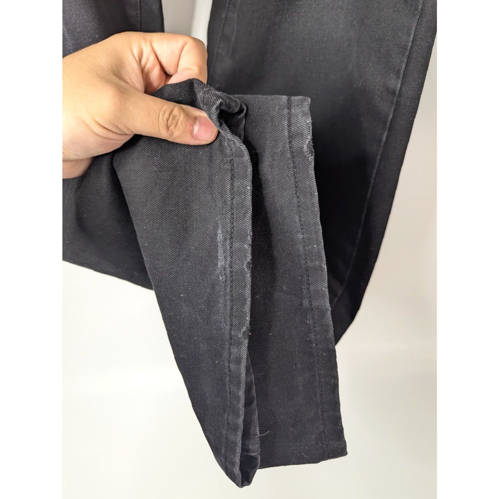 Ecko Unltd. Ecko Unltd. Jeans Baggy Relaxed Fit Mens 42 Black Denim Streetwear Y2K Distress 90s Grunge Hip Hop Bootcut Motion: Black Jeans from Cotton Denim? Size US 42 / EU 58 - 3 Thumbnail