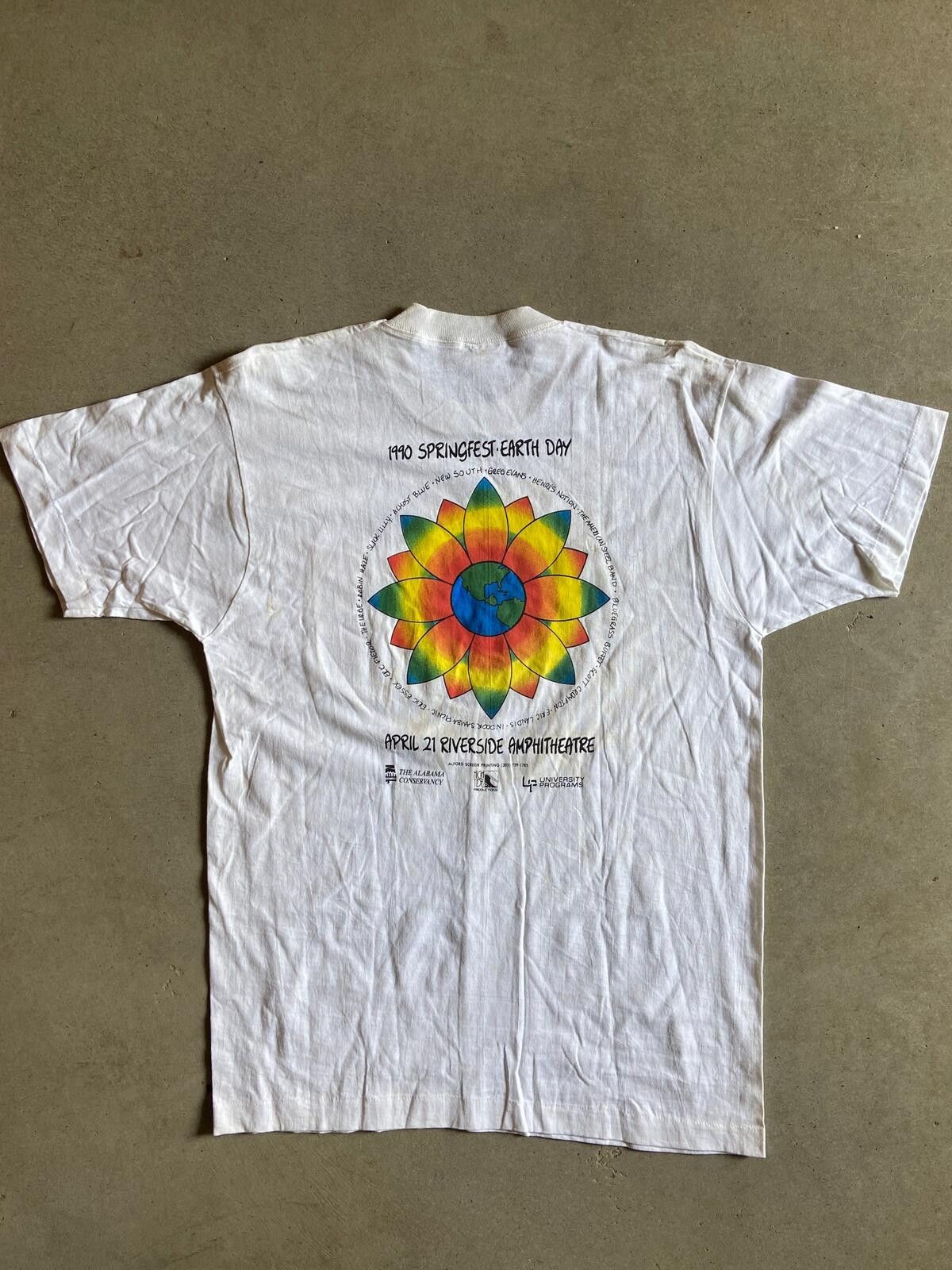 Fruit Of The Loom VTG Springfest Earth Day Tee Sz XL Size US XL / EU 56 / 4 - 1 Thumbnail