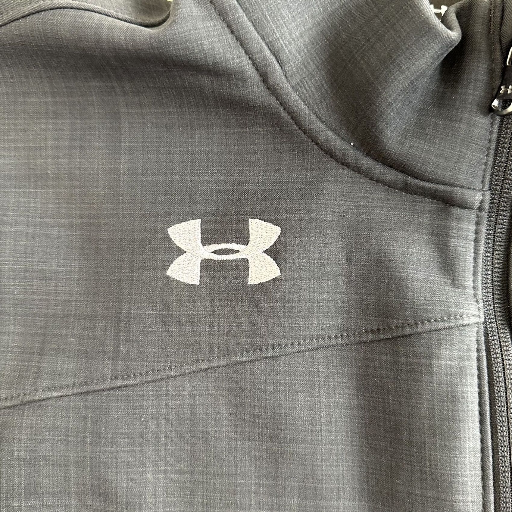 Under Armour Under Armour Jacket Men L Gray UA Barrage Soft Shell ColdGear L/S Full Zip Size US L / EU 52-54 / 3 - 6 Thumbnail