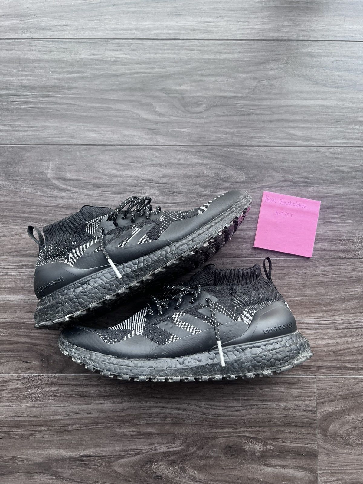 image of Adidas Ultraboost Mid Kith Nonnative Shoes in Black, Men's (Size 9)