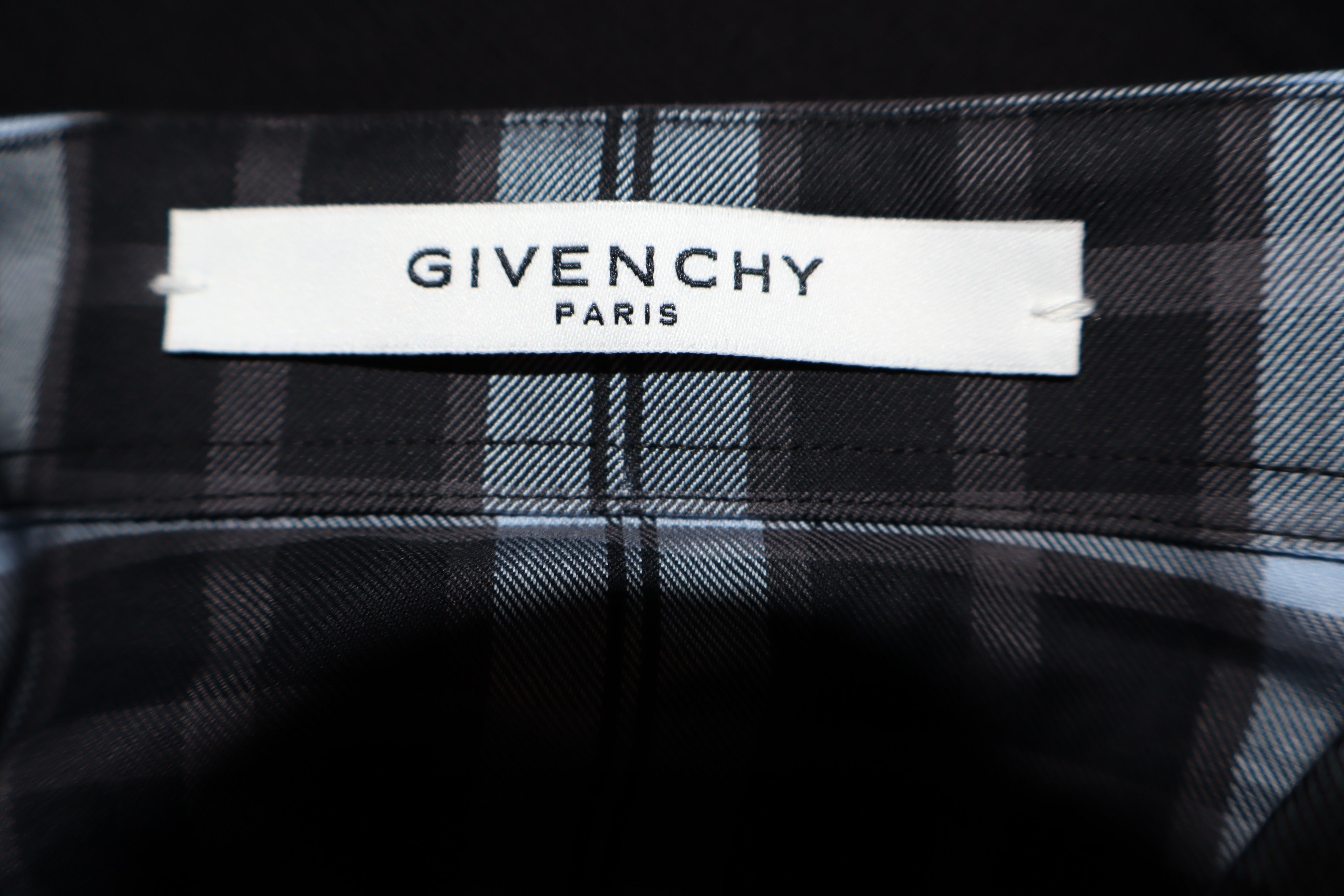 Givenchy star print check shirt Size US S / EU 44-46 / 1 - 9 Thumbnail