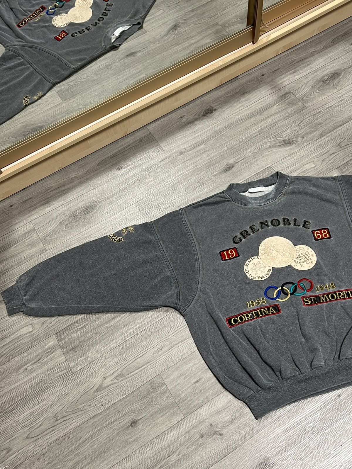 Adidas Olympic Grenoble Cortina St.Moritz 1968 sweatshirt