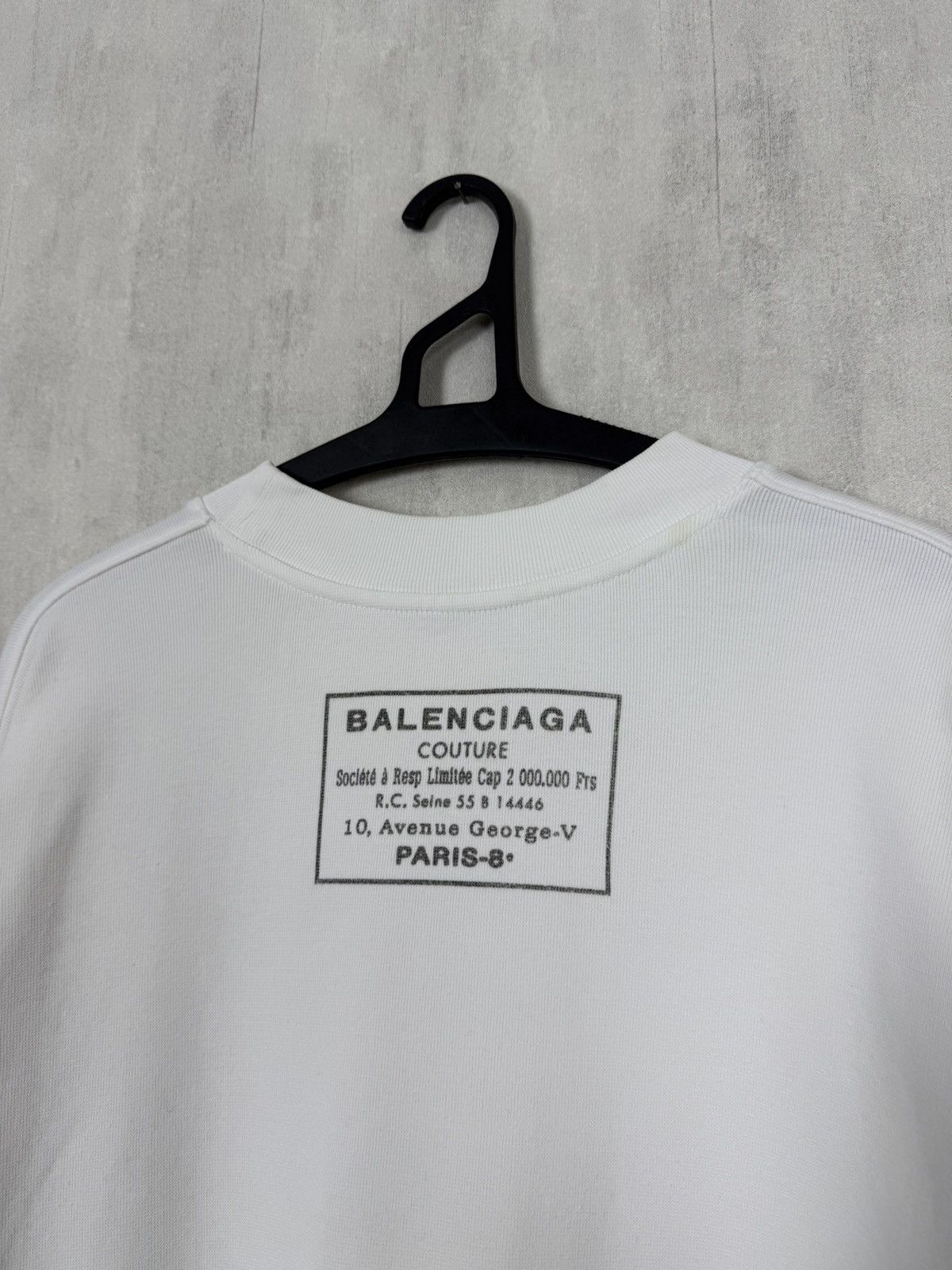 Balenciaga Balenciaga Couture Women’s White Long Sweatshirt Size S Size S / US 4 / IT 40 - 19 Thumbnail