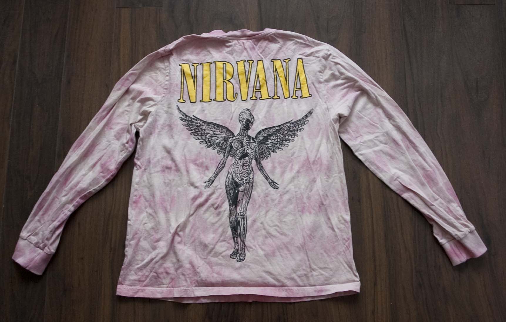 Nirvana × Zara Nirvana T Shirt Long Sleeve In Utero Tie Dye Size M Size US M / EU 48-50 / 2 - 3 Thumbnail