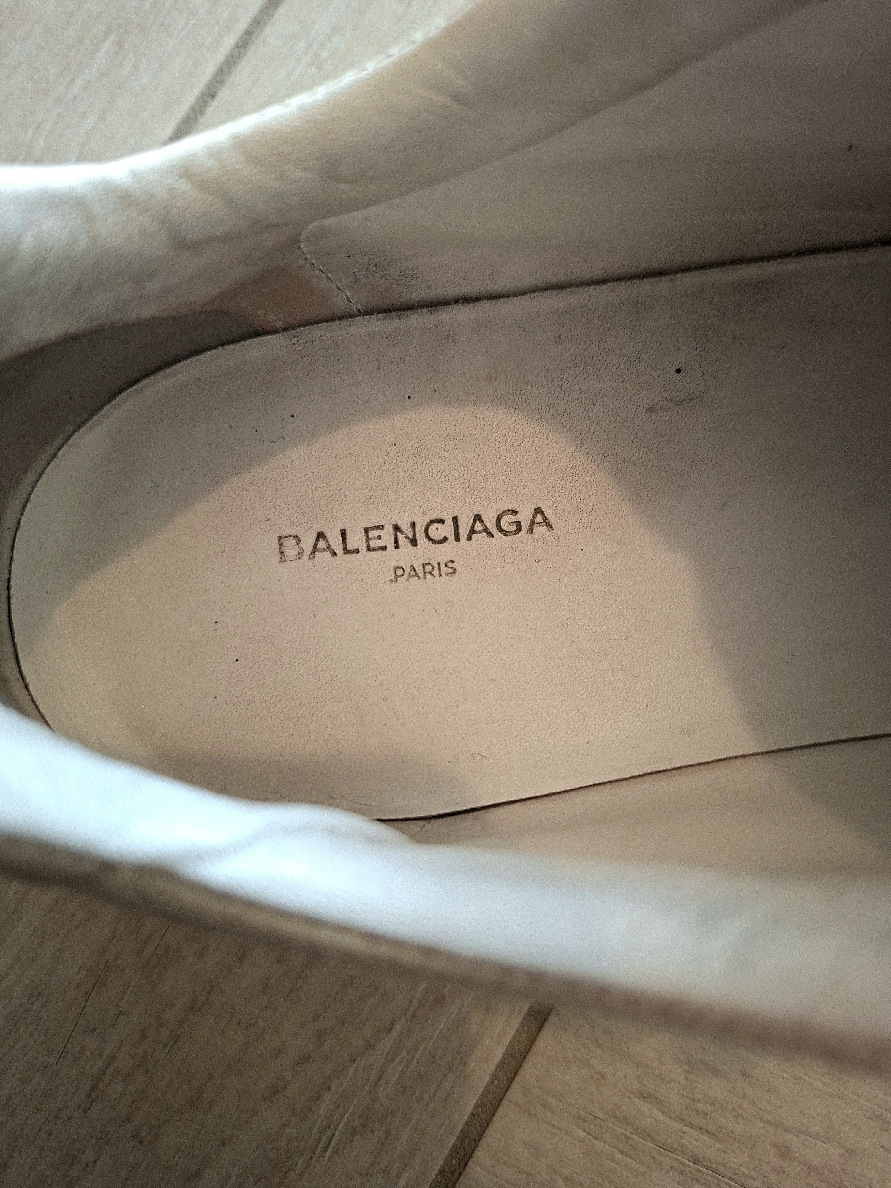 Balenciaga White and Gold Balenciaga Arenas Size US 9 / IT 39 - 7 Thumbnail