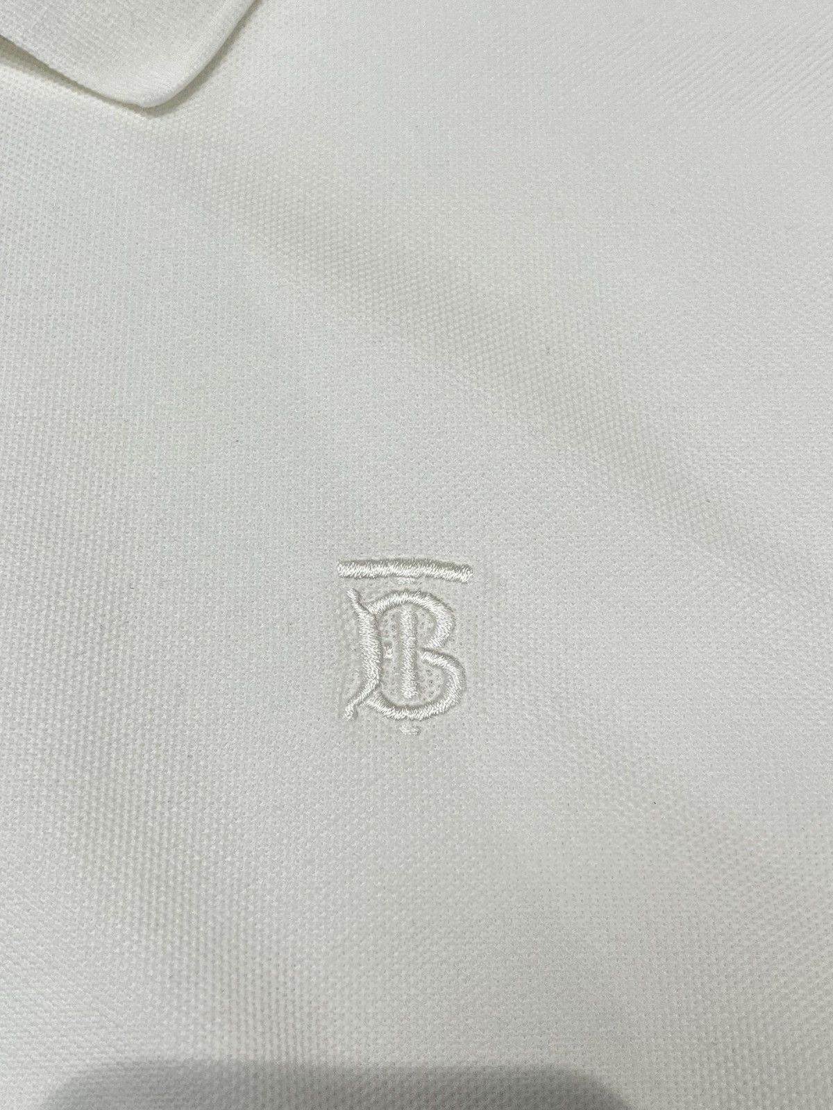 Burberry Burberry Polo Tee White Size US XXL / EU 58 / 5 - 3 Thumbnail