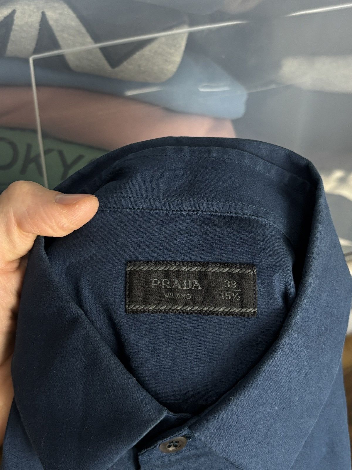 Prada Prada Luxury Long Sleeve Shirt Size US M / EU 48-50 / 2 - 6 Thumbnail