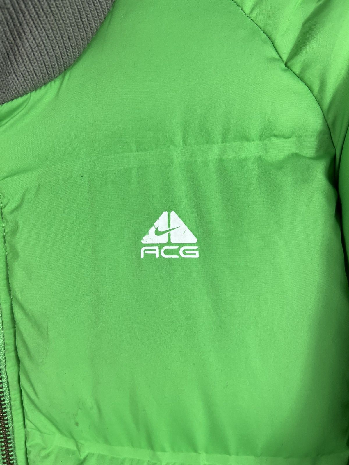 Nike ACG Vintage Nike ACG neon green y2k puffer goose down jacket Size US M / EU 48-50 / 2 - 7 Thumbnail