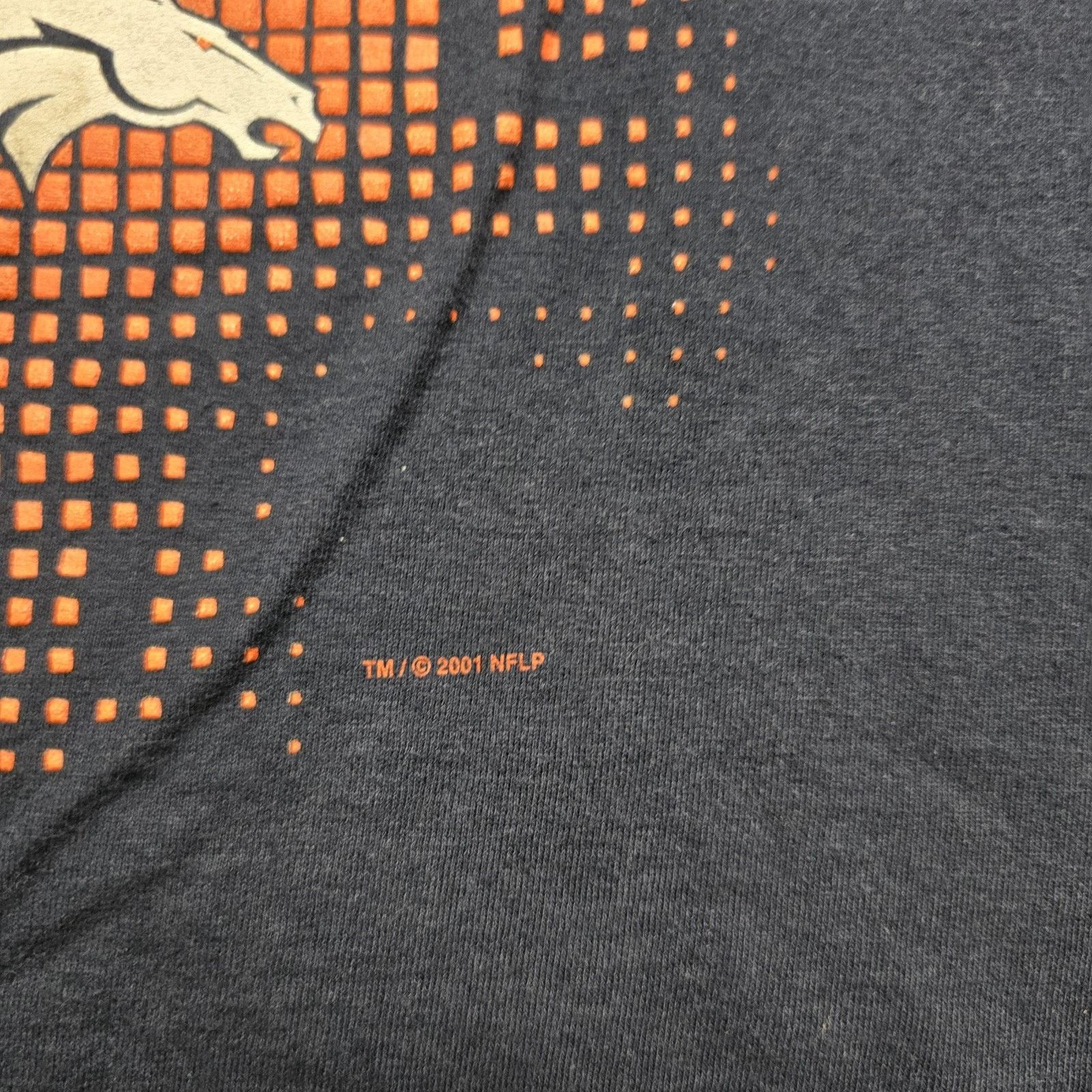 CSA Vintage Denver Broncos L Blue NFL Football Tee Y2K 2000s Size US L / EU 52-54 / 3 - 3 Thumbnail