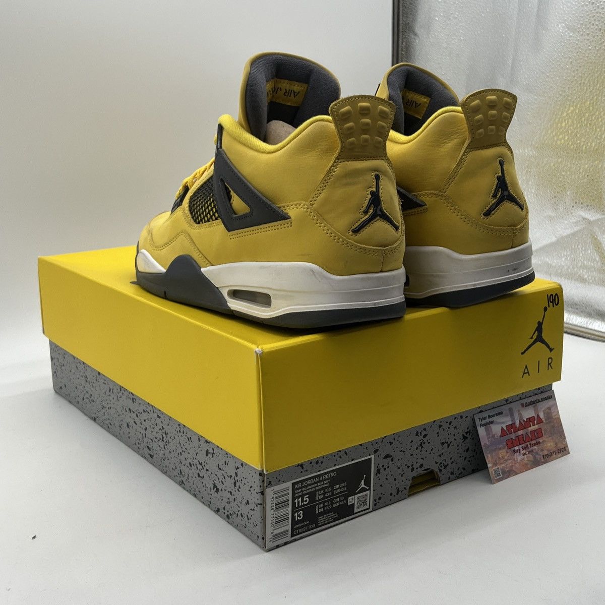 Jordan Brand Air Jordan 4 lightning Size US 11.5 / EU 44-45 - 4 Thumbnail