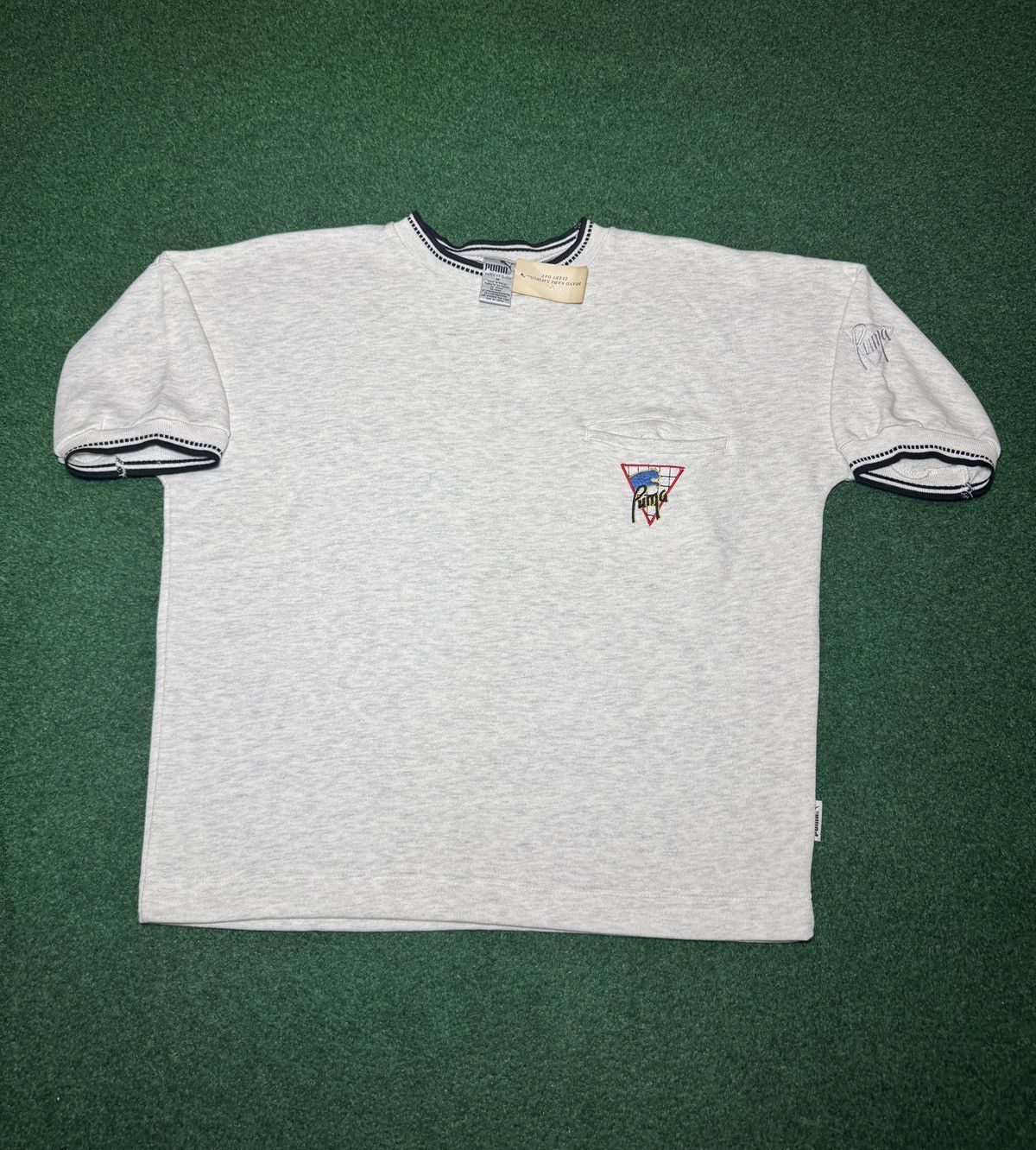 Puma Puma Vintage Sweatshirt 80s 90s Short Sleeve M/L Boxy 25x28 Size US L / EU 52-54 / 3 - 1 Thumbnail