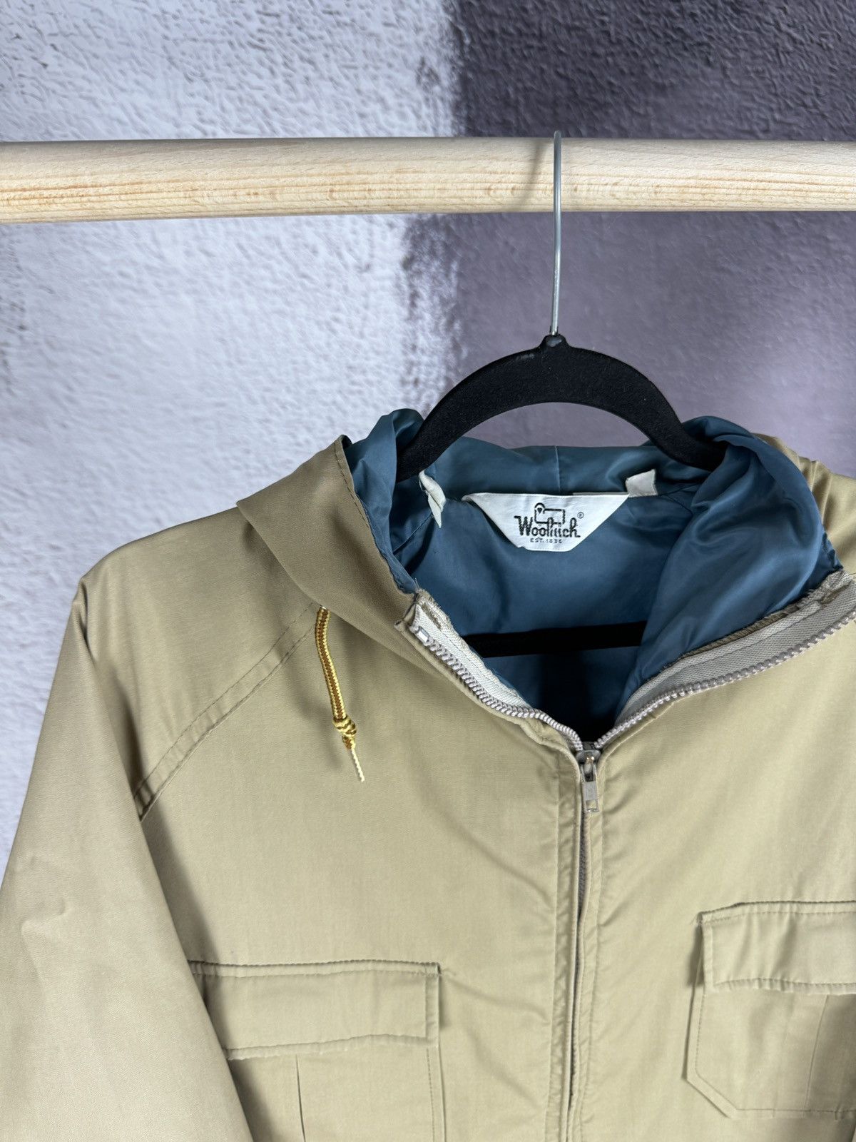 Vintage Woolrich vintage beige light jacket Size US L / EU 52-54 / 3 - 9 Thumbnail