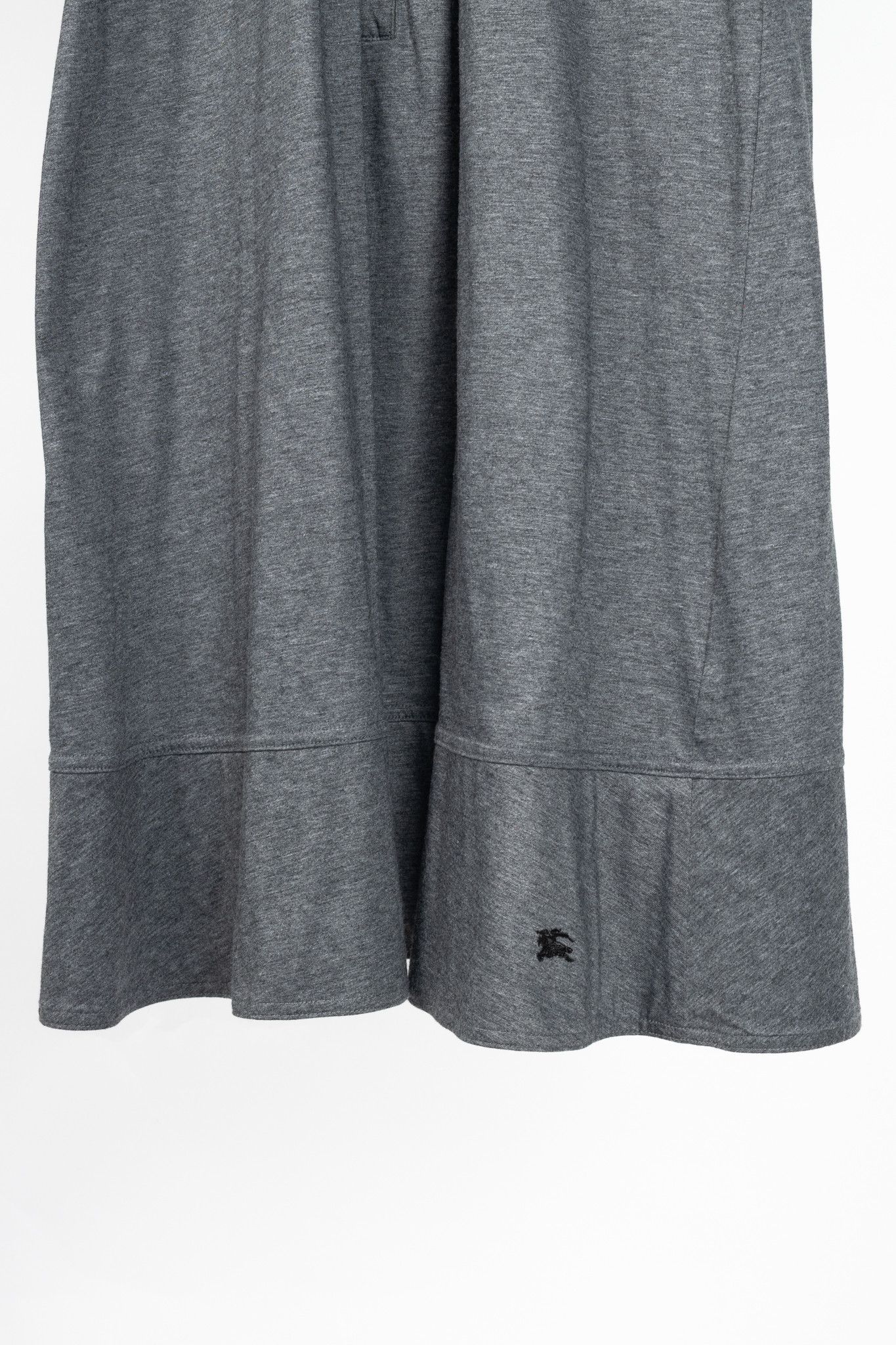 Burberry Burberry Blue Label Grey-Jersey Pintuck Flare-Hem Polo Dress Size S / US 4 / IT 40 - 6 Thumbnail