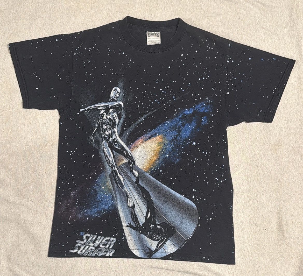 Marvel Comics Vintage 1998 Marvel Silver Surfer AOP T-shirt M Size US M / EU 48-50 / 2 - 1 Thumbnail
