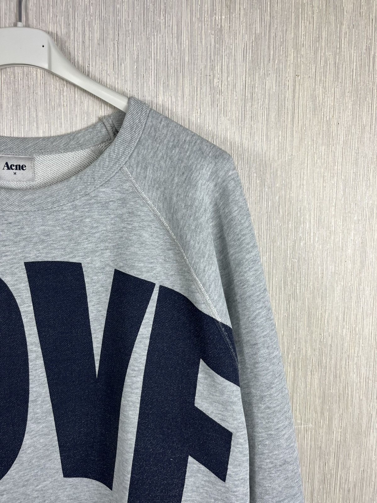 Acne Studios Acne Studios college love AW12 sweatshirt spellout y2k logo Size US M / EU 48-50 / 2 - 4 Thumbnail