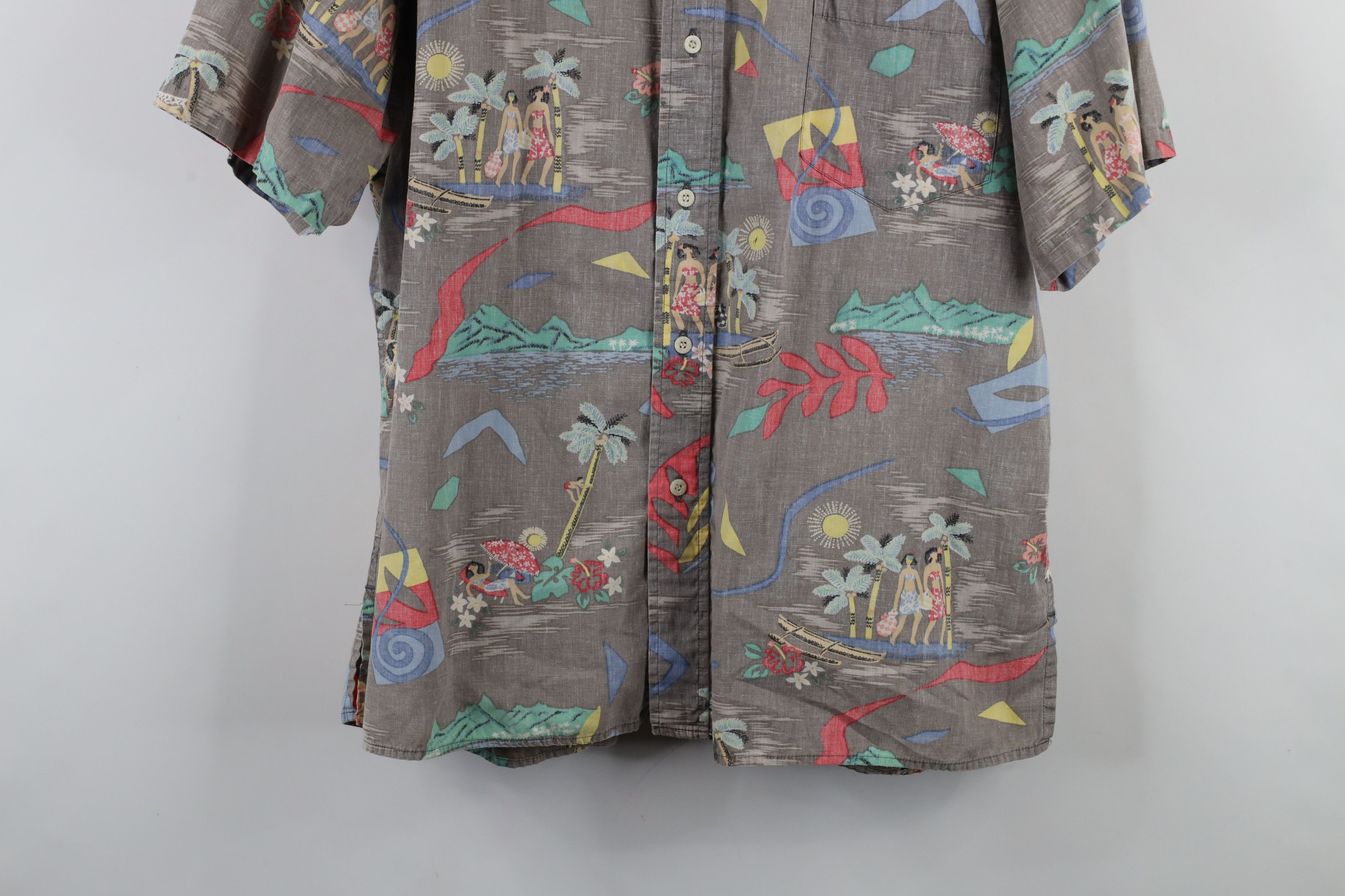 Reyn Spooner × Vintage Vintage 90s Reyn Spooner Hawaiian Button Down Shirt USA Size US L / EU 52-54 / 3 - 3 Thumbnail