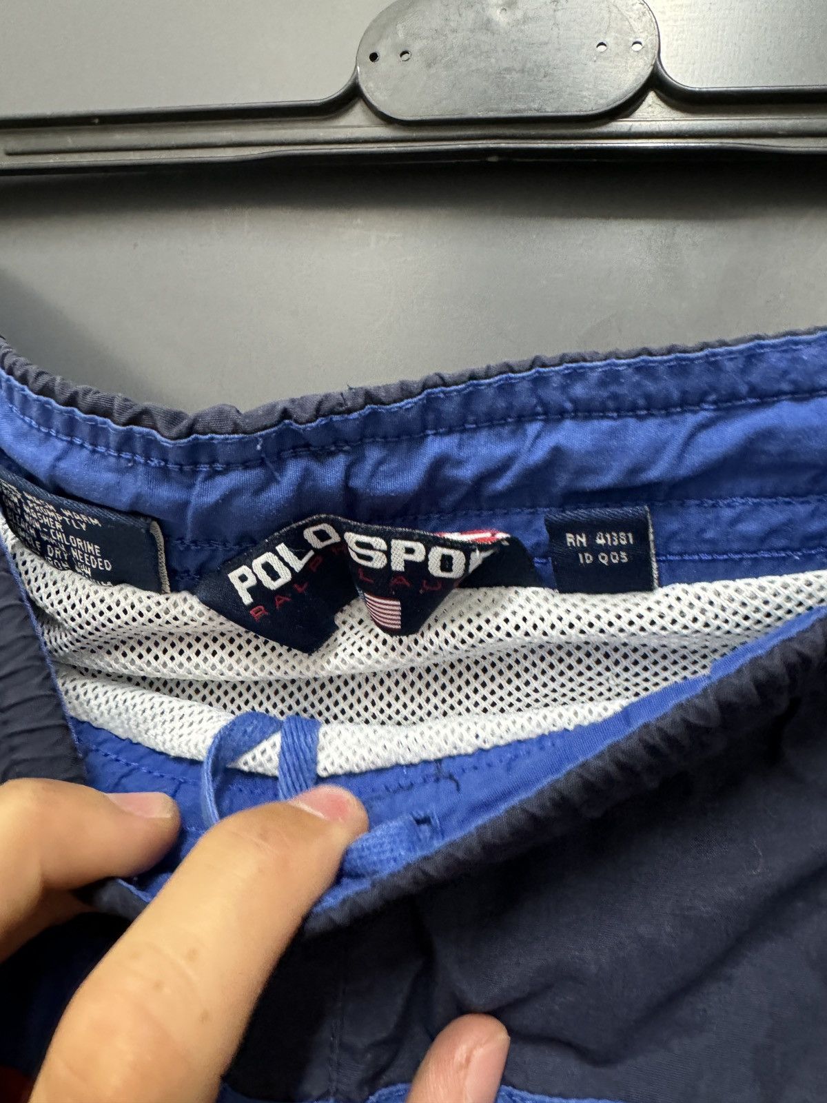 Polo Ralph Lauren Polo Sport Ralph Lauren shorts navy swimwear beach shorts Size US 36 / EU 52 - 4 Thumbnail