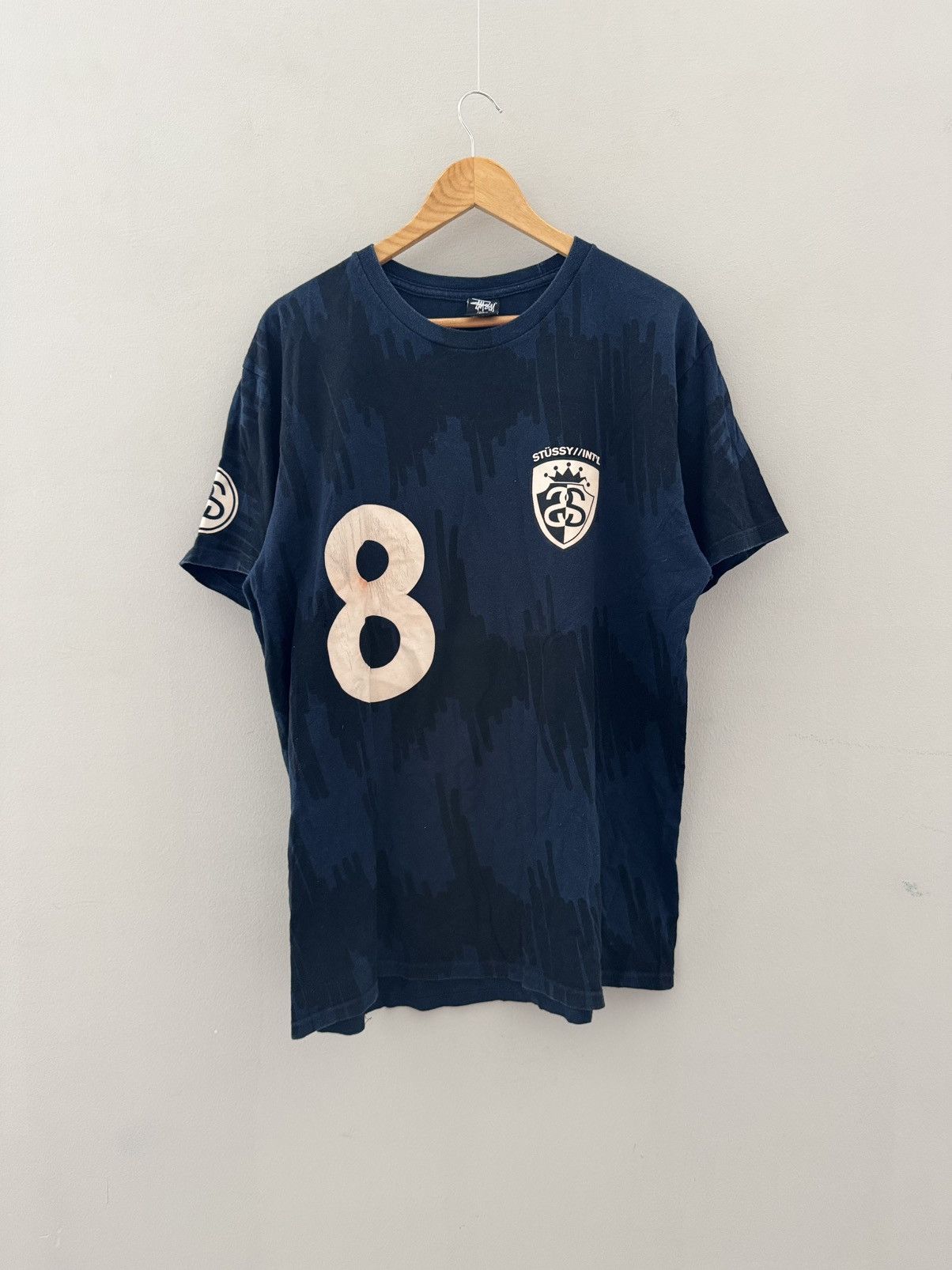 Stussy Stussy 8 Noise Tee 'Navy' T-shirt Size US L / EU 52-54 / 3 - 2 Thumbnail