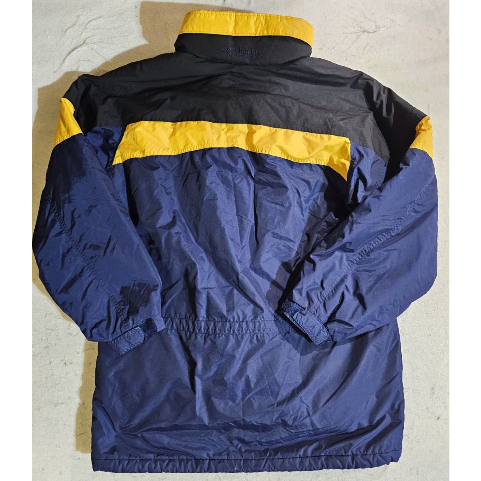 Vintage VINTAGE Columbia Hooded Jacket Fleece Lined Winter Ski Parka Blue 90s Mens Large - Columbia Omni-Tech Parka Mens Large Blue 90s Vintage Hoodie Jacket Size US L / EU 52-54 / 3 - 7 Thumbnail