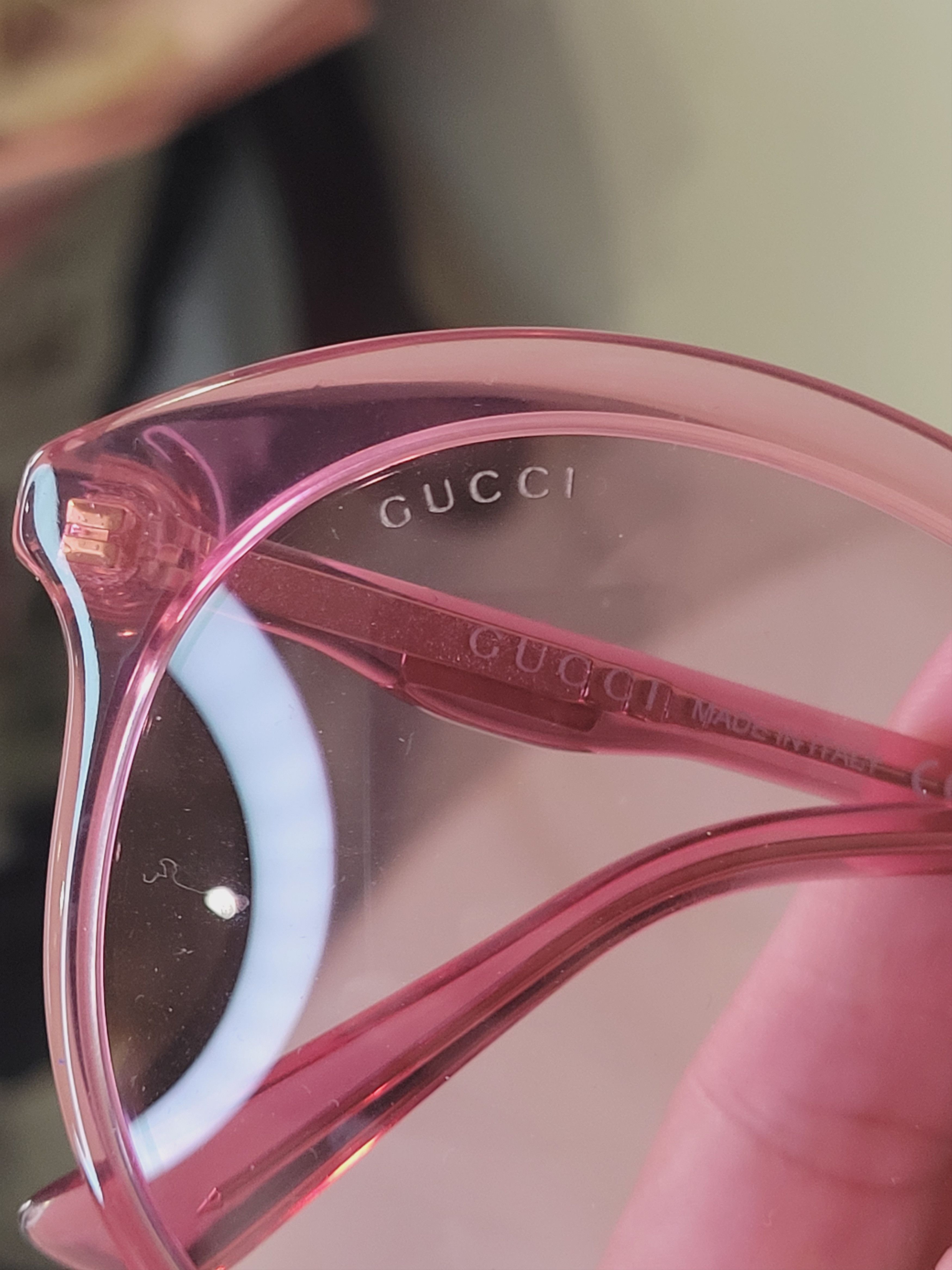Gucci Gucci Acetate GG0257SA Unisex Oversize Sunglasses Size ONE SIZE - 10 Thumbnail