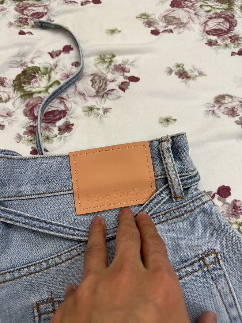Acne Studios acne studios Lace-up wide-leg jeans 2502-Nextarrow Size US 32 / EU 48 - 4 Thumbnail
