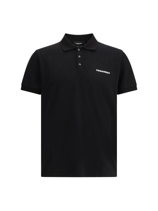 Dsquared2 DSQUARED2 Men Polo Shirts S71GL0054S22743 900 BLACK Size US S / EU 44-46 / 1 - 1 Thumbnail