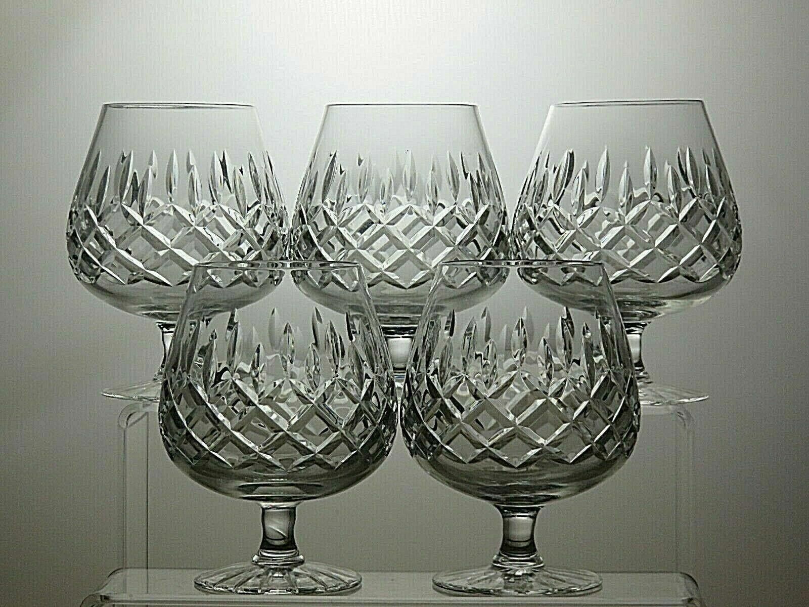 Other Edinburgh Crystal Cut Glass Set Of 5 Brandy Glasses 4 2/3" Size ONE SIZE - 2 Thumbnail