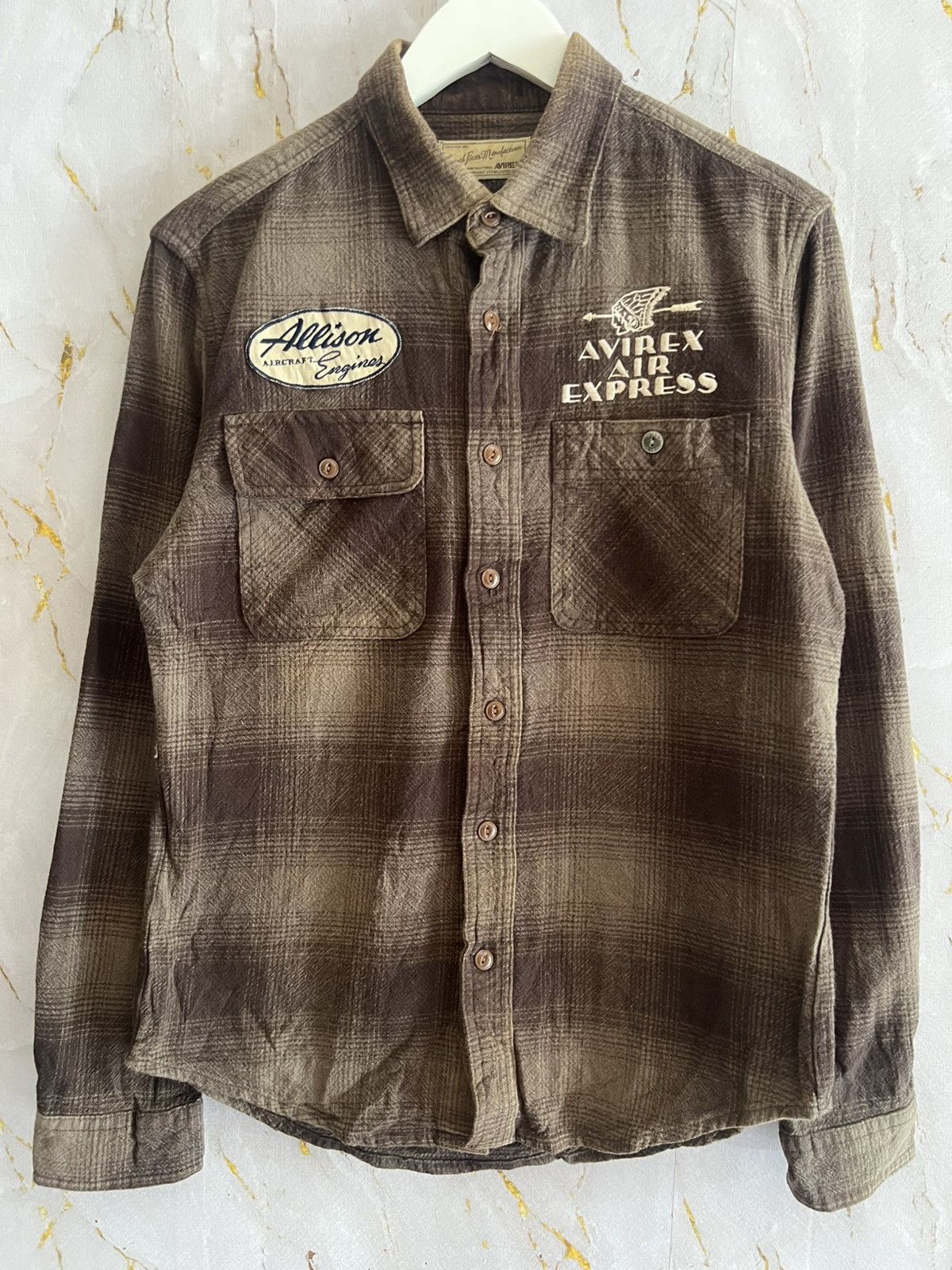 Avirex AVIREX Air Express Button-Up Shirt Size US M / EU 48-50 / 2 - 1 Thumbnail