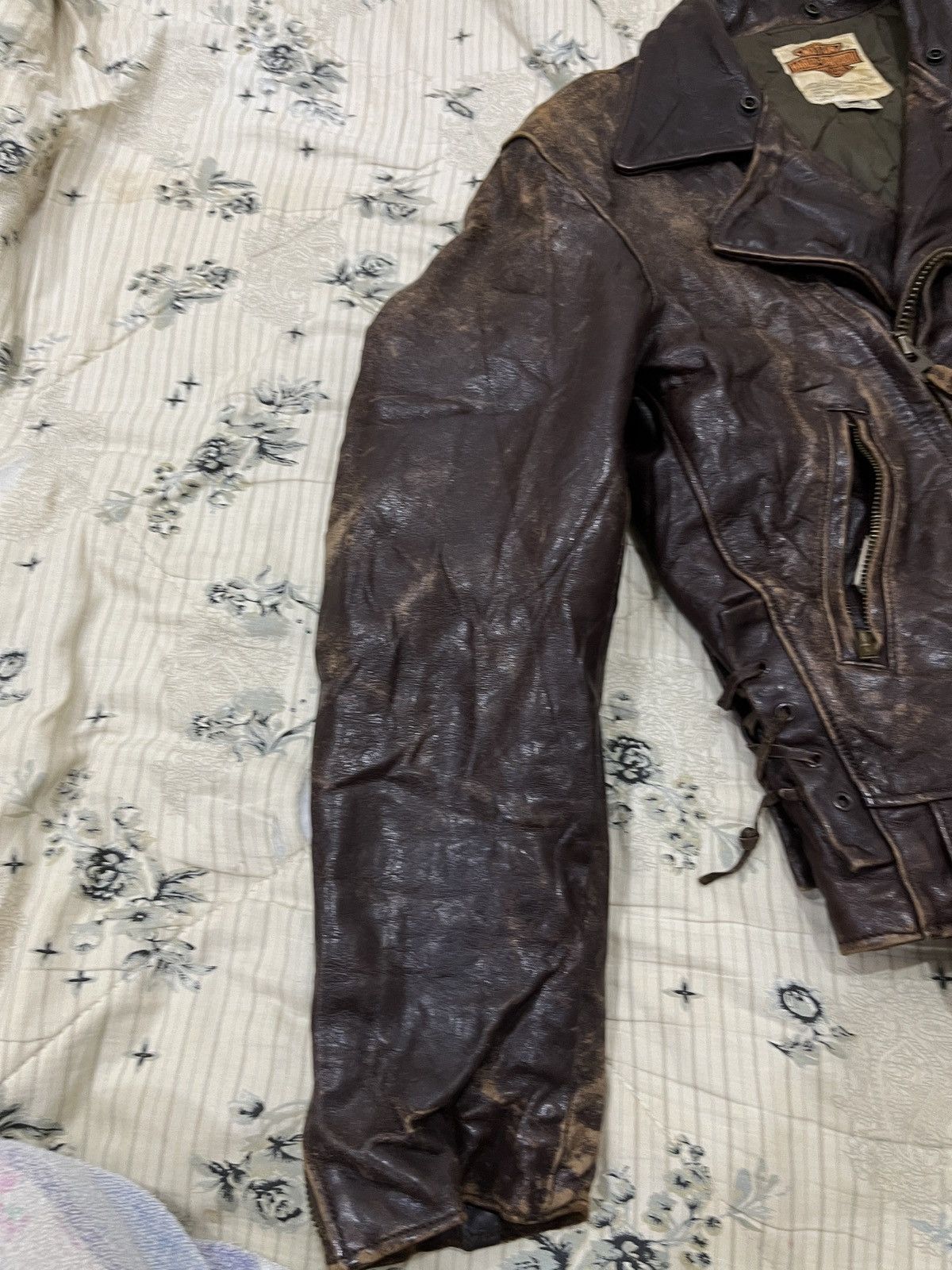 Harley Davidson (Yyyy)🔥🔥RARE VTG HARLEY DAVIDSON USA BIKER JACKET Size US S / EU 44-46 / 1 - 15 Thumbnail