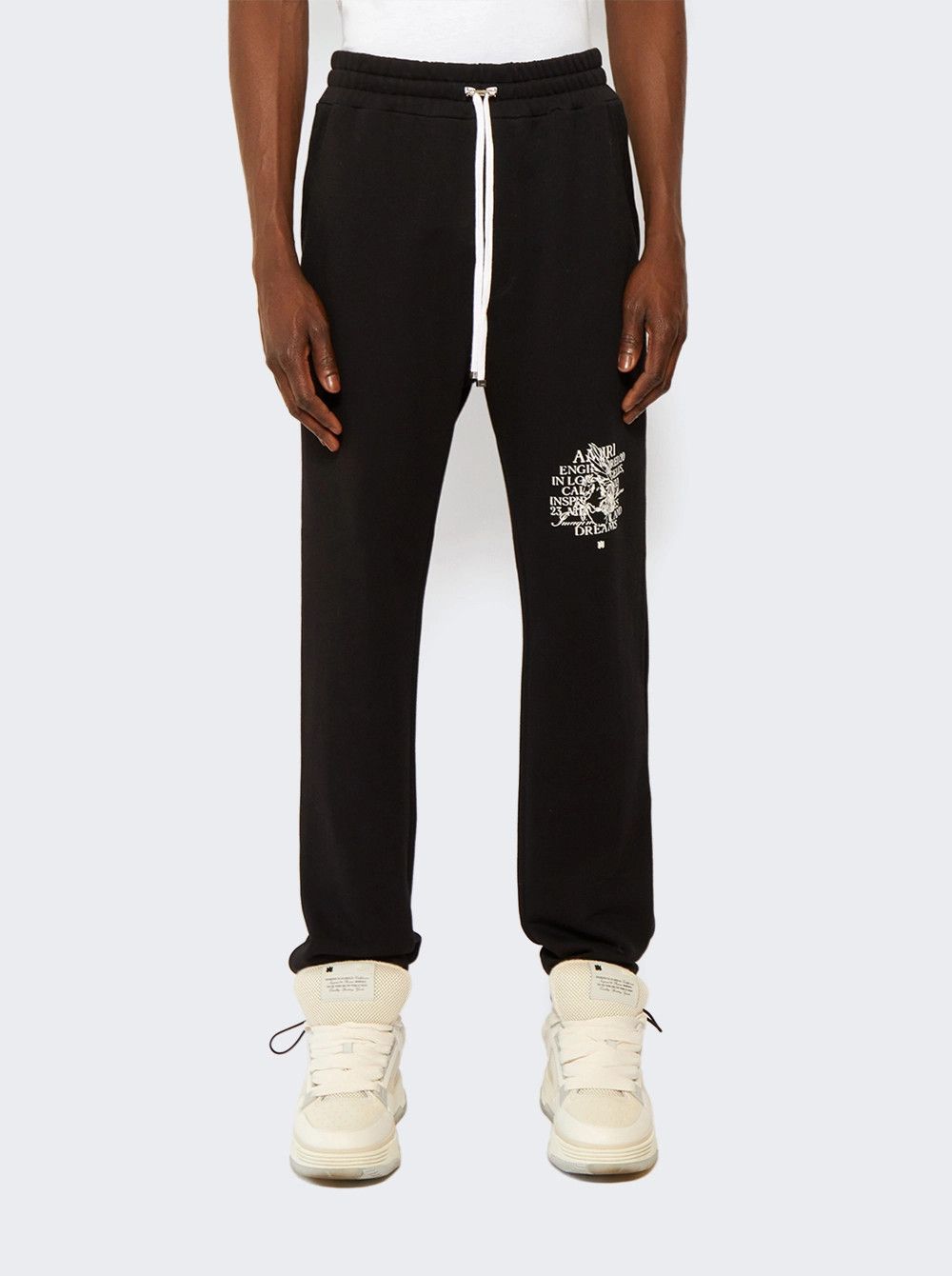 Amiri o1mle0426 Precious Memories Sweatpants & Joggers in Black Size US 30 / EU 46 - 1 Thumbnail