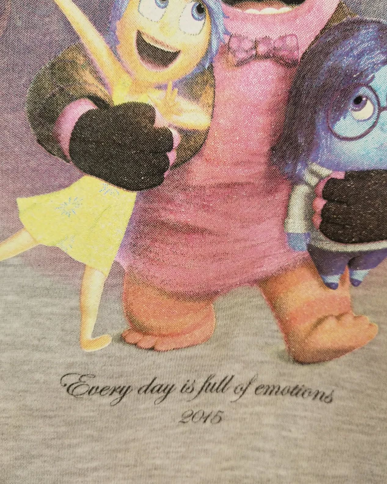 Disney Inside Out x SPAO Big Print Animation Cartoon Crewneck Size US L / EU 52-54 / 3 - 3 Thumbnail