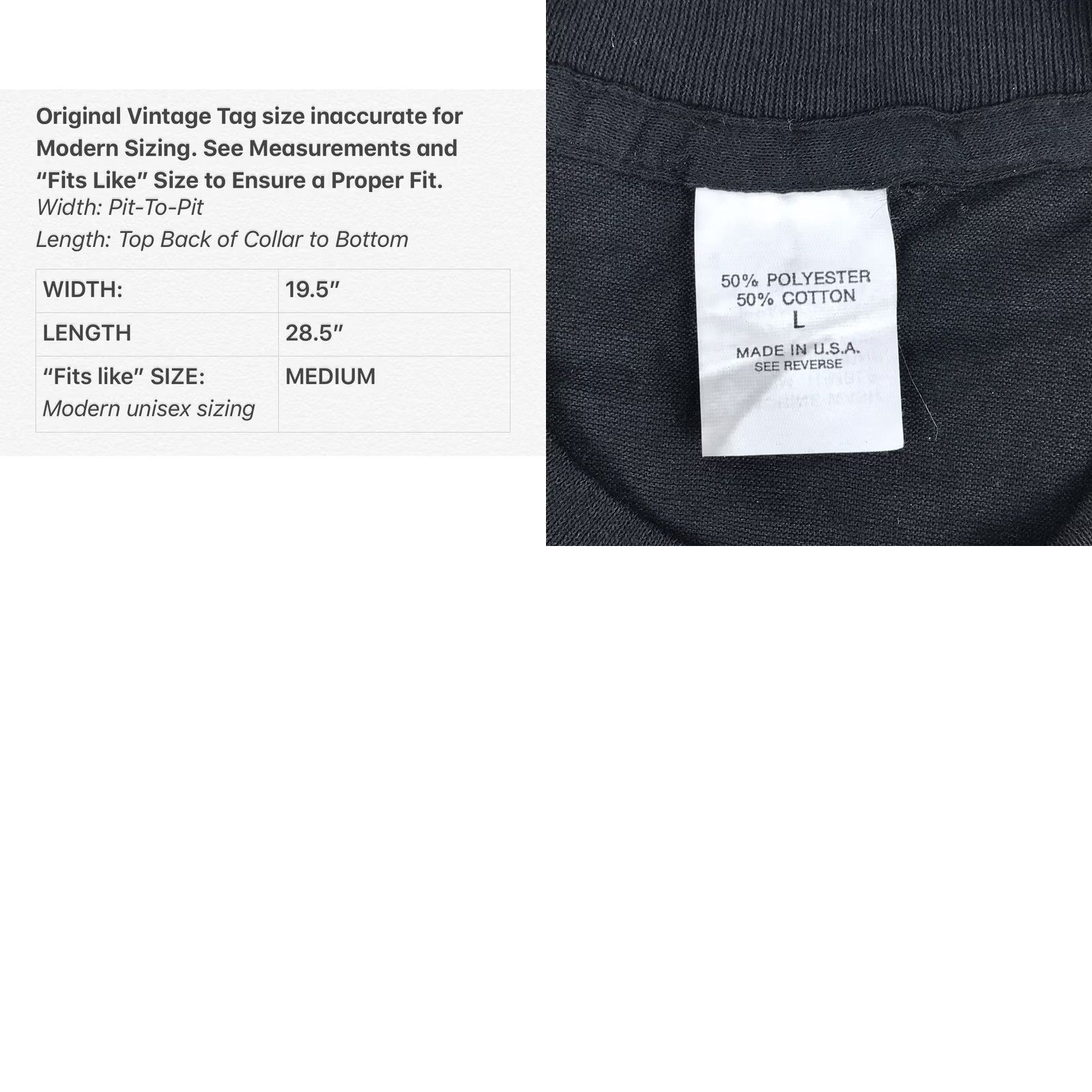 Vintage NOS vtg 80s I’M 30 & ENTERING TWILIGHT YEARS ZONE T-Shirt M joke single stitch Mens Black 80s 90s Birthday Funny Hallmark Vintage NOS Deadstock Tee Size US M / EU 48-50 / 2 - 8 Thumbnail
