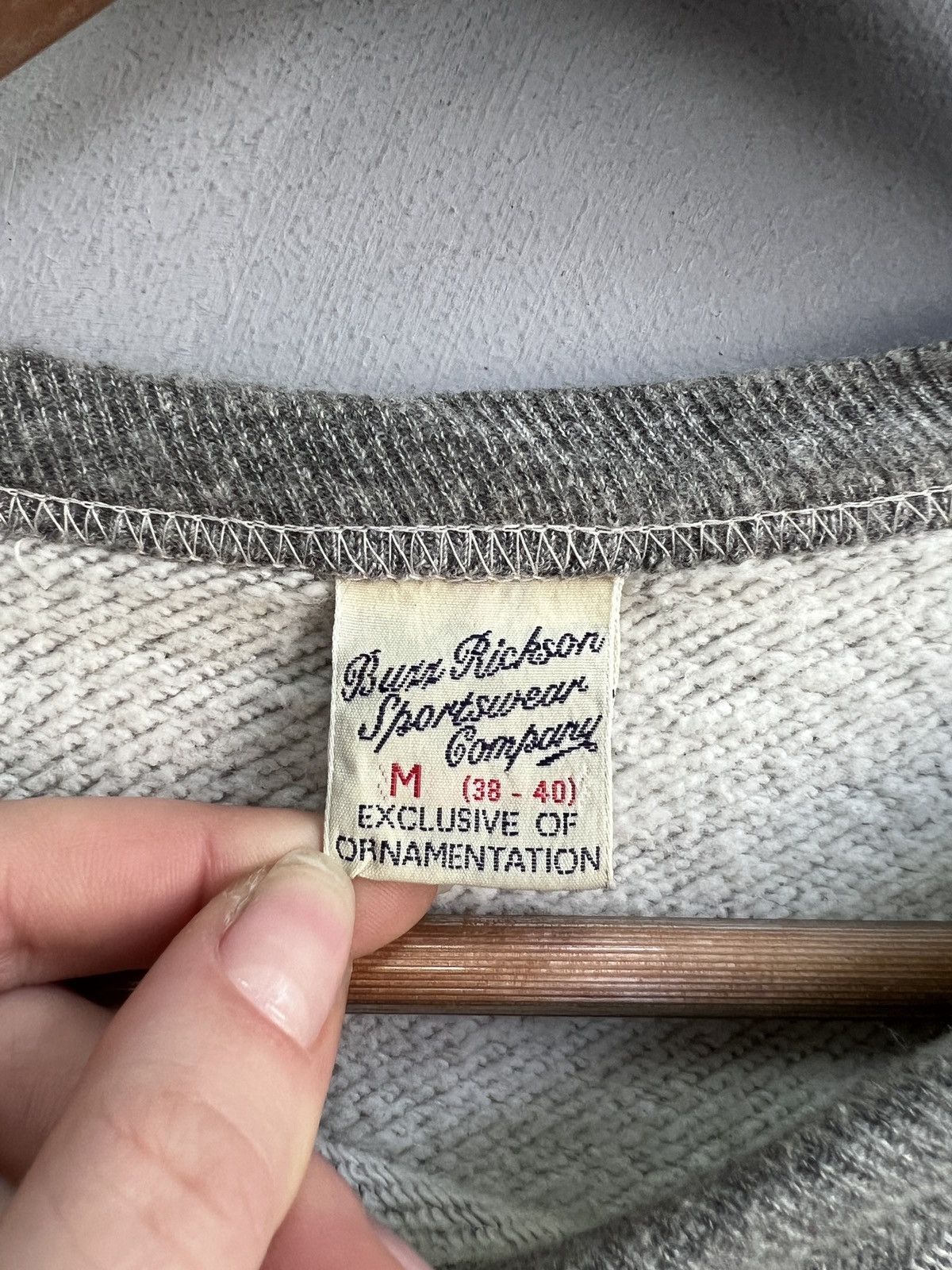 Buzz Rickson's Made in Japan blank sweatshirt crewneck y2k Size US M / EU 48-50 / 2 - 5 Thumbnail
