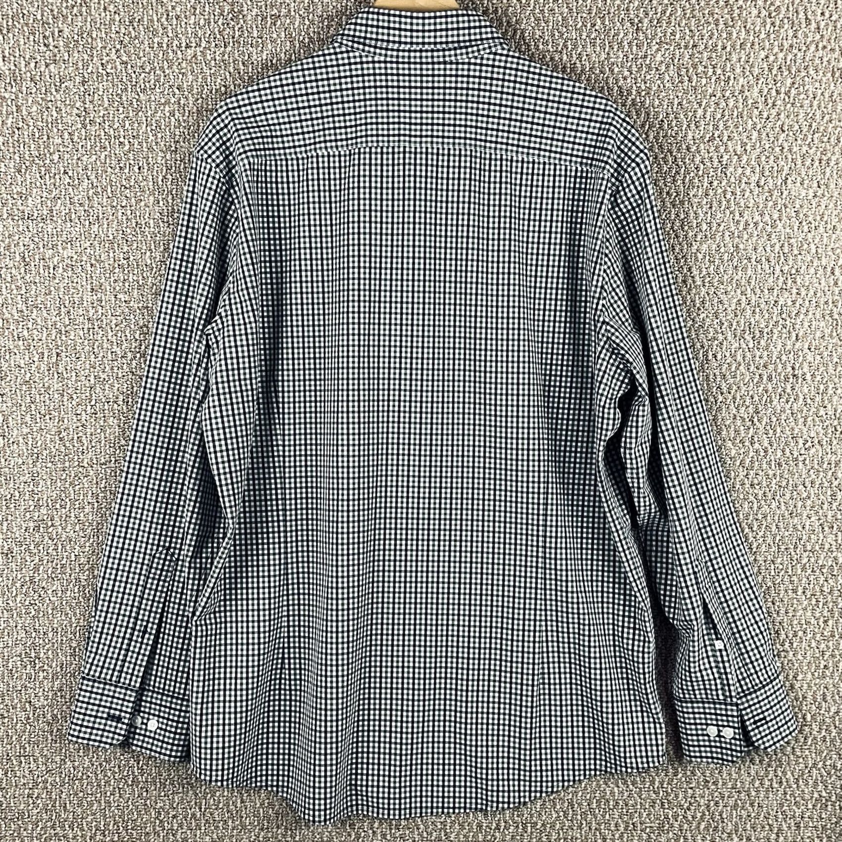 Mizzen+Main Mizzen+Main Leeward Shirt Men’s 2XL Trim Fit Check Long Sleeve Button Up F117 Size US XXL / EU 58 / 5 - 4 Thumbnail