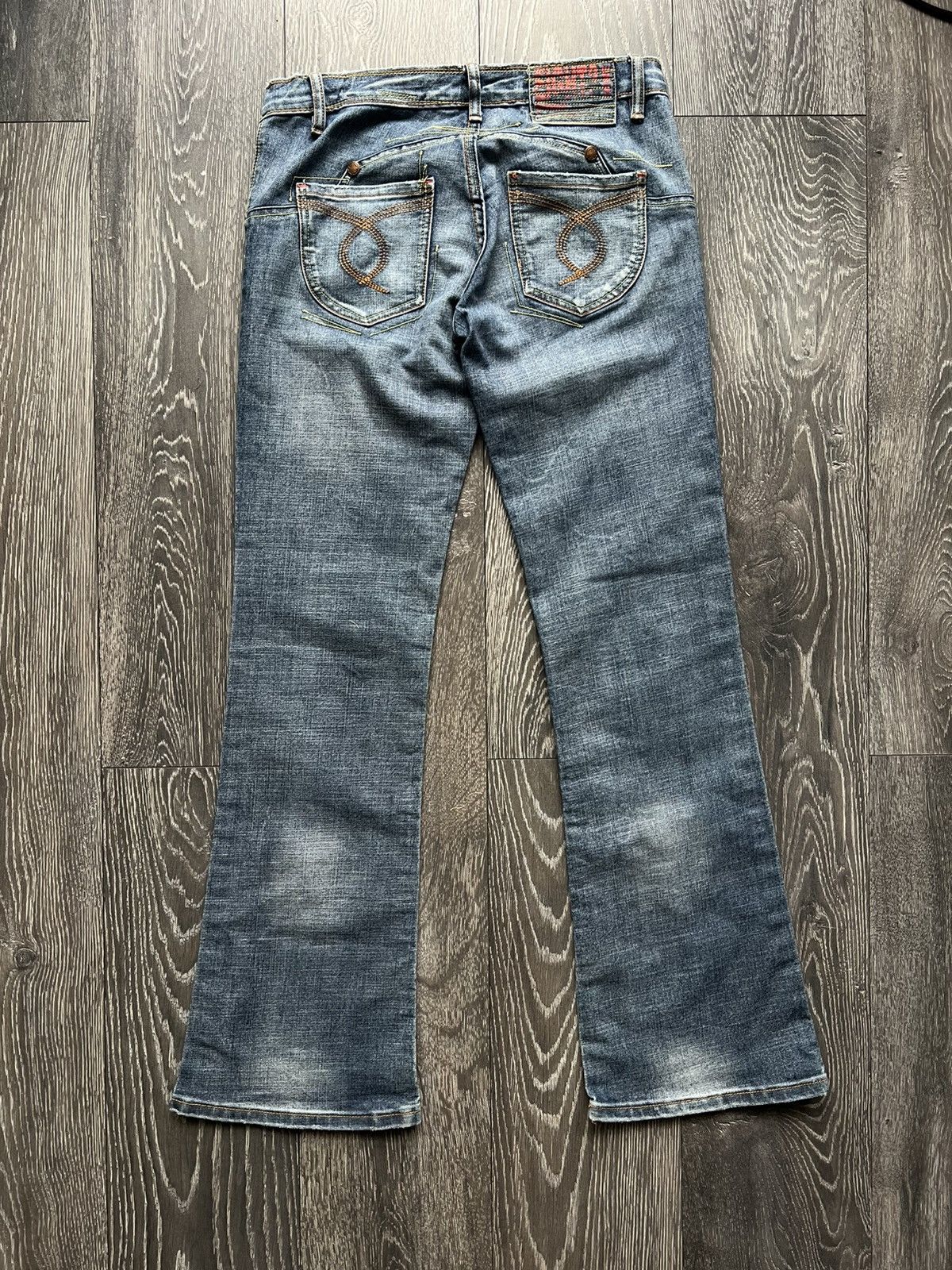 Marithe + Francois Girbaud Vintage Flare Jeans Size 30" / US 8 / IT 44 - 4 Thumbnail