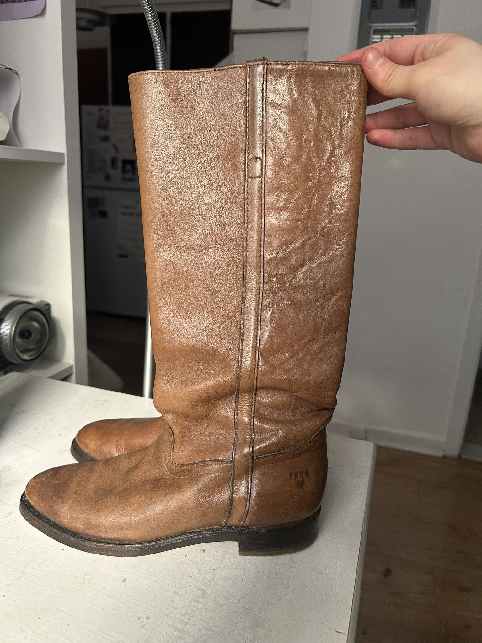 Frye Women's Frye leather riding boots, size 7 Size US 7 / IT 37 - 1 Thumbnail